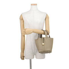 Hermes Picotin Lock PM Handbag, Beige Malfa, Taurillon Clemence Leather, W Stamp. Lock, Picotin, Women's HERMES — Like New
