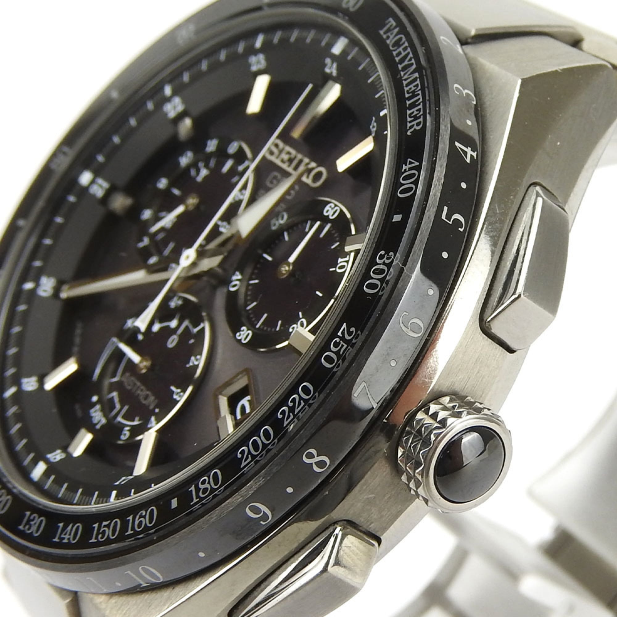 Seiko Astron SBXB129 8X82-0AR0-1 Titanium Chronograph 8X Series Men's Watch — Good