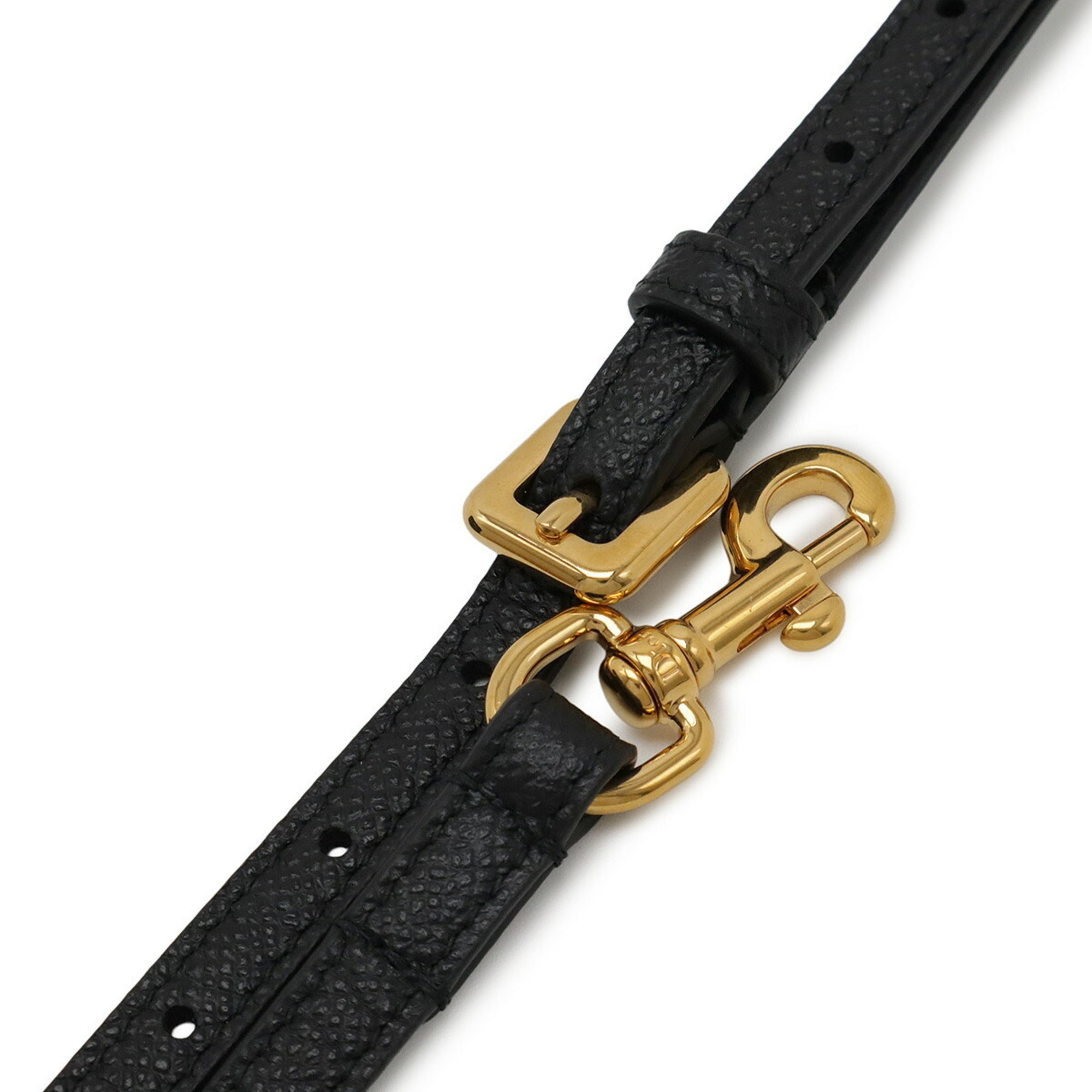 Christian Dior Caro Double Pouch Shoulder Bag in Black Leather (S7431UBAE900U)