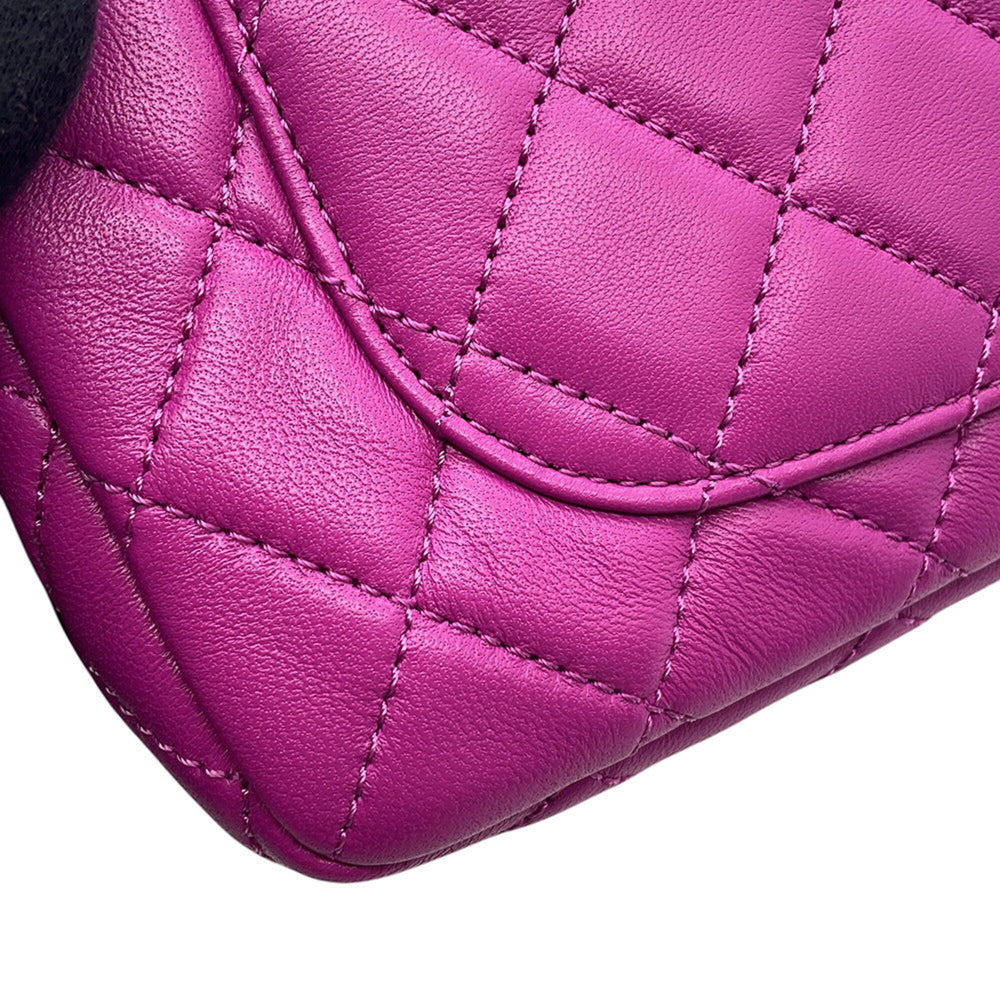 Chanel Chain Shoulder Bag, Coco Mark, Matelassé 20, Ball, Lambskin, AS1787, CHANEL, Handbag, Women's, CHANEL — Like New