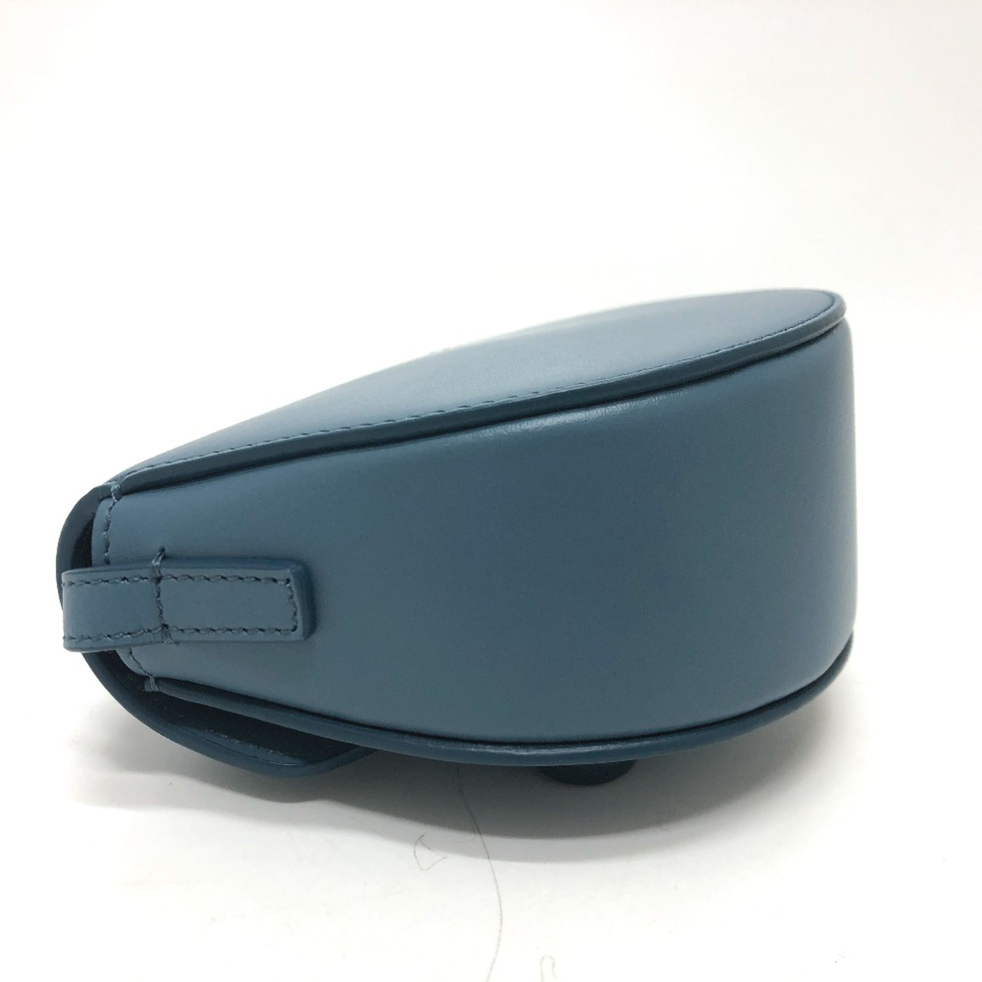 CELINE Triomphe Shoulder Bag blue — Like New