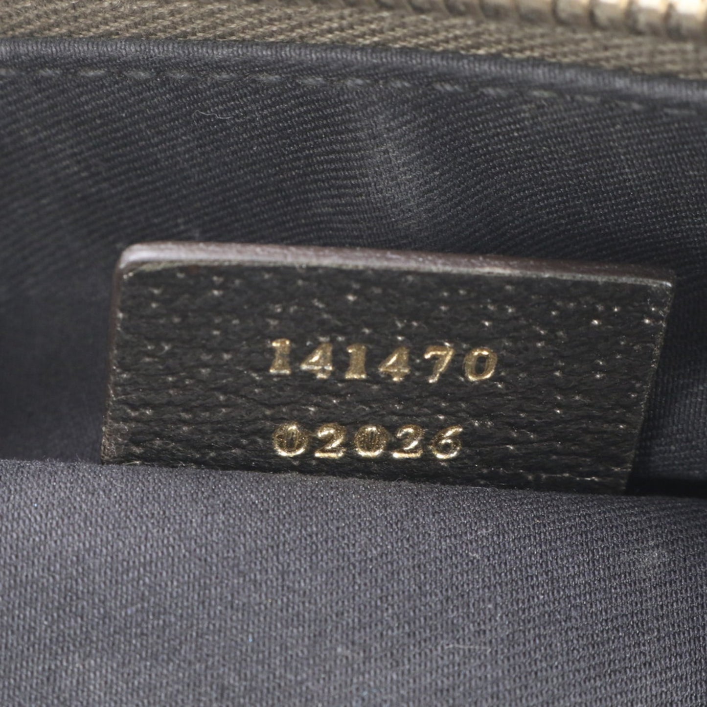 Gucci GG Canvas Abbey 141470 Leather Tote Bag Shoulder Handbag Women's