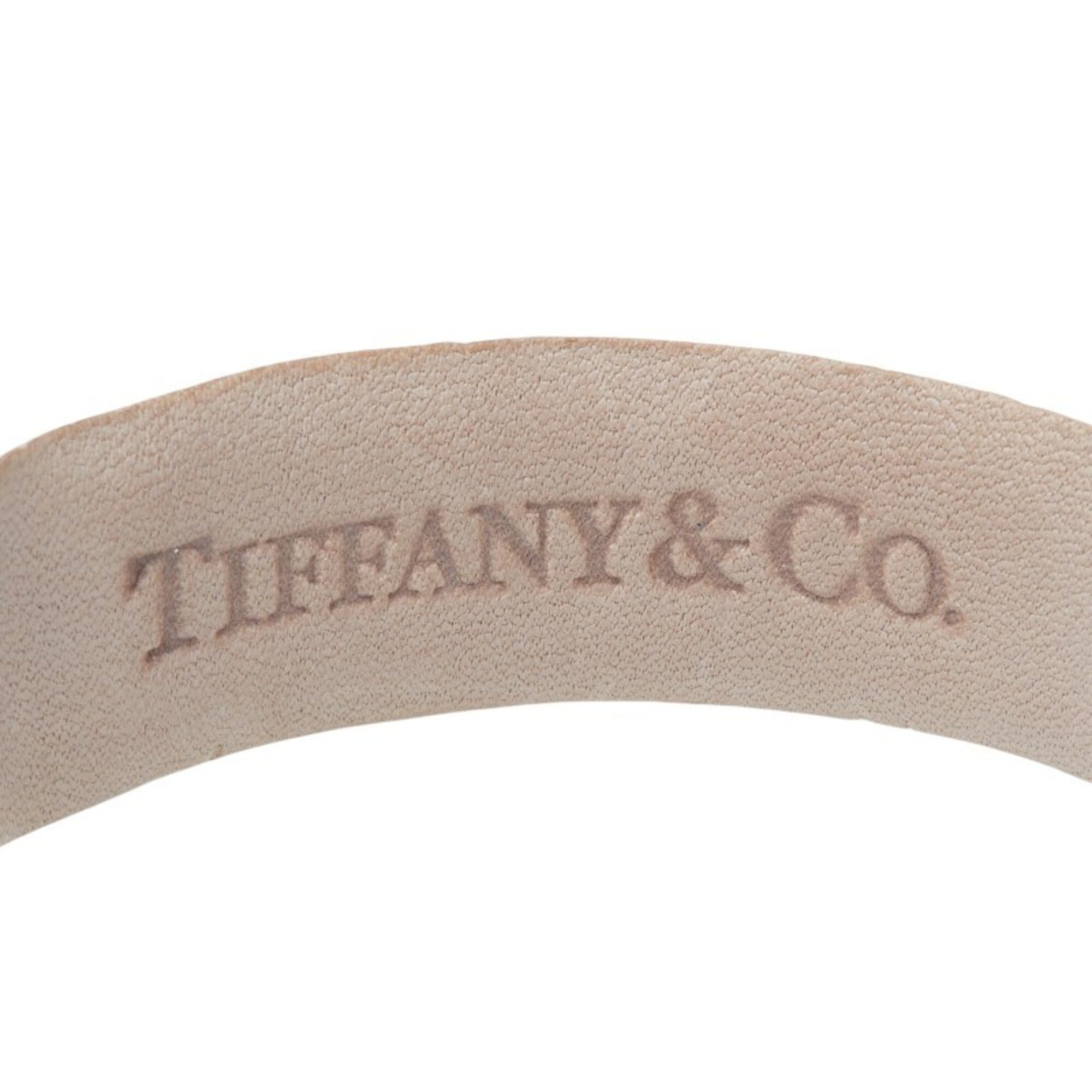 Tiffany & Co. Atlas Heart Watch Z1300.11.11A20A71A Quartz White Dial Stainless Steel Leather Strap Ladies' TIFFANY&Co — Good