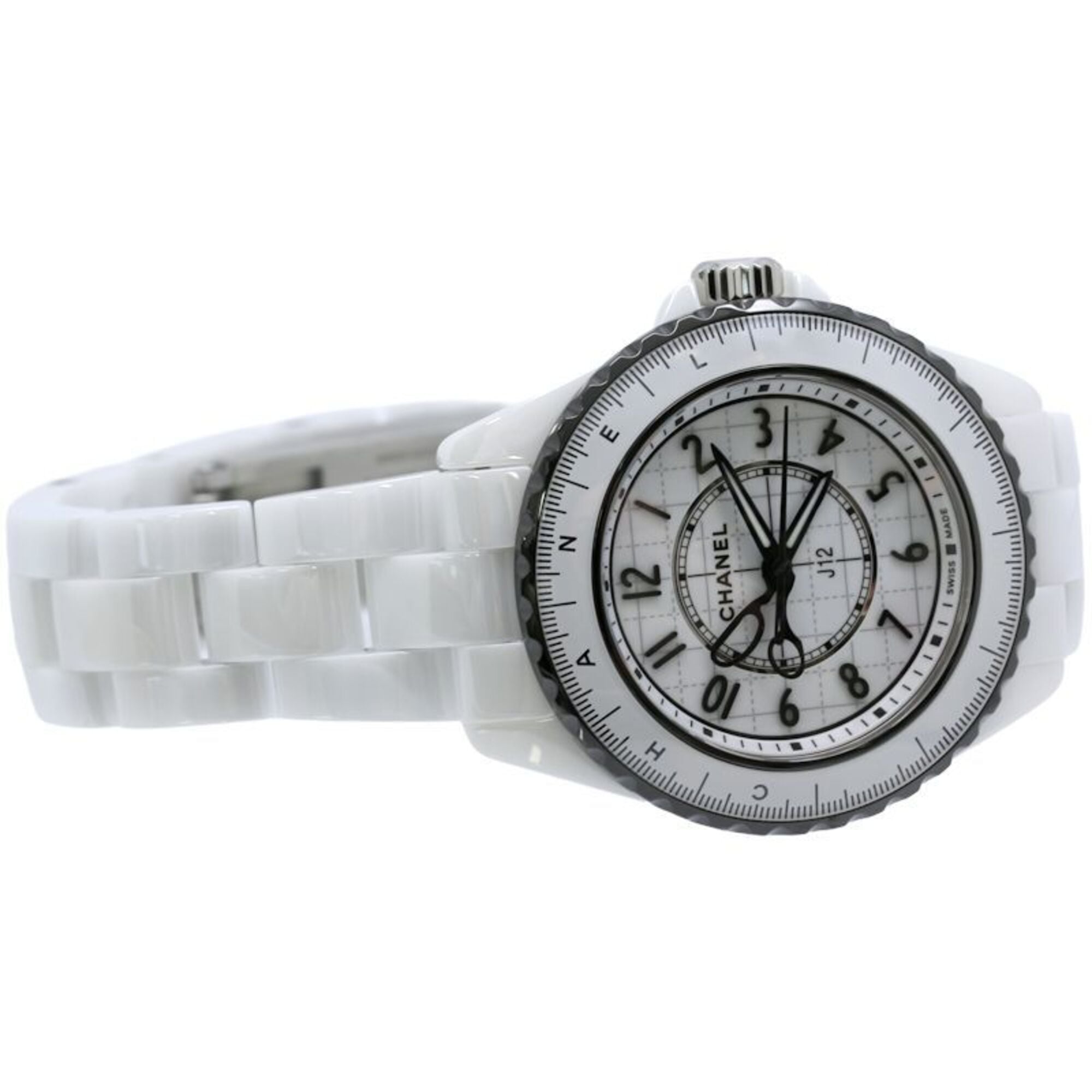 CHANEL J12 Couture H9763 Women's Watch, White Ceramic x Stainless Steel, 40446 — New - Store Return