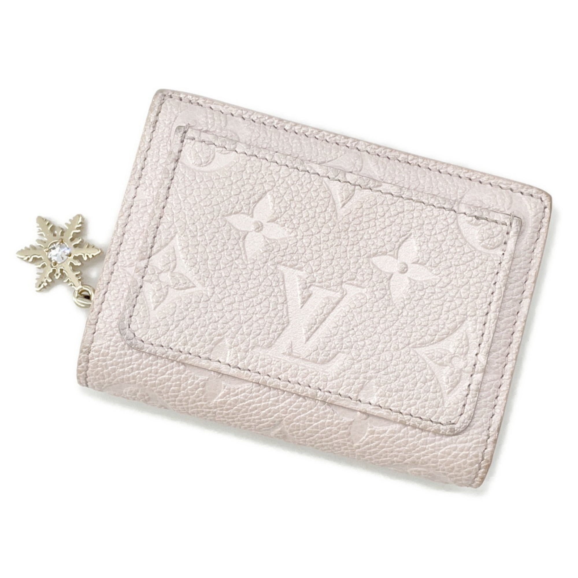 Louis Vuitton Monogram Empreinte Bi-fold Wallet, Portefeuille Q M82514, Japan Exclusive