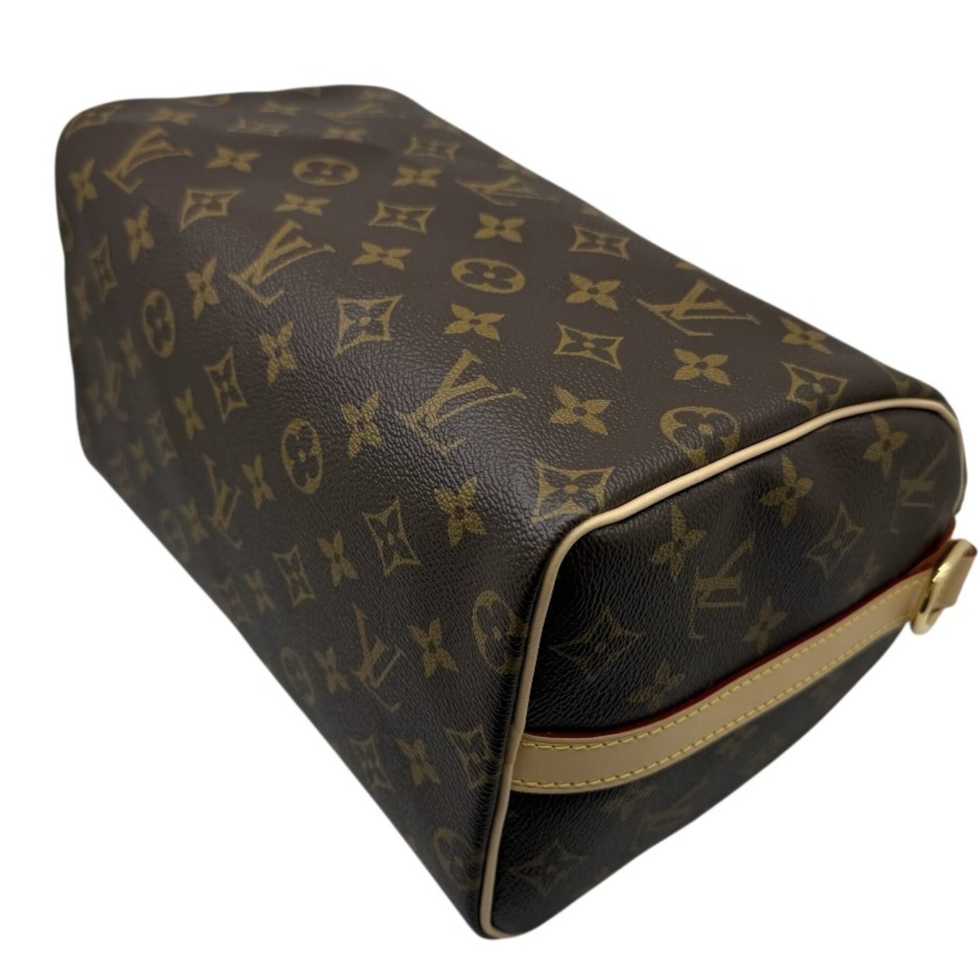 LOUIS VUITTON Louis Vuitton Monogram Speedy 25 Bandoulière M46977 RFID Boston Bag Brown with Strap Women's Men's — Like New
