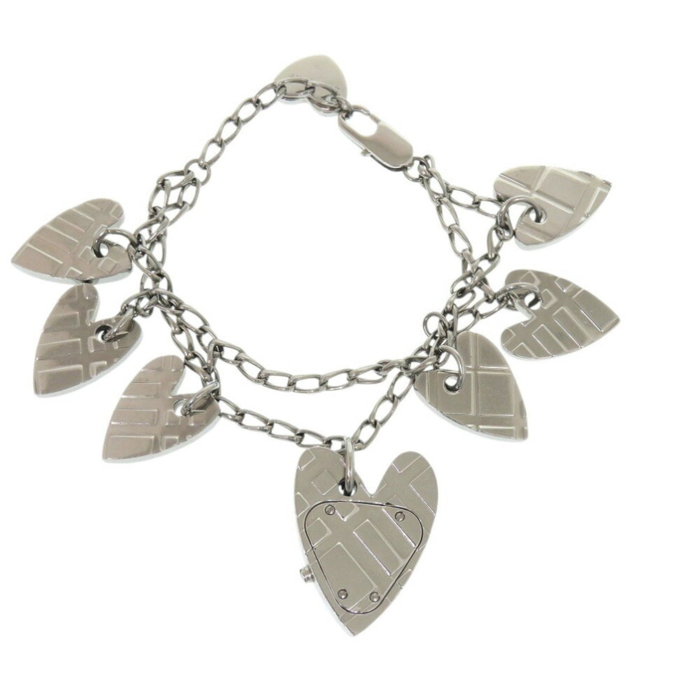 Burberry Heart Bracelet Stainless Steel Silver Quartz Watch 0230BURBERRY