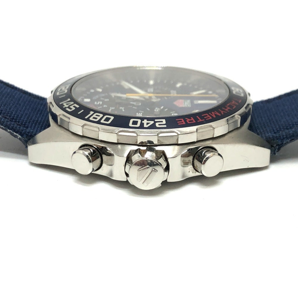 TAG HEUER CAZ101AL.BA0842 Formula 1 Red Bull Racing Collaboration Chronograph Quartz Watch Wristwatch Stainless Steel Men's Silver — Good