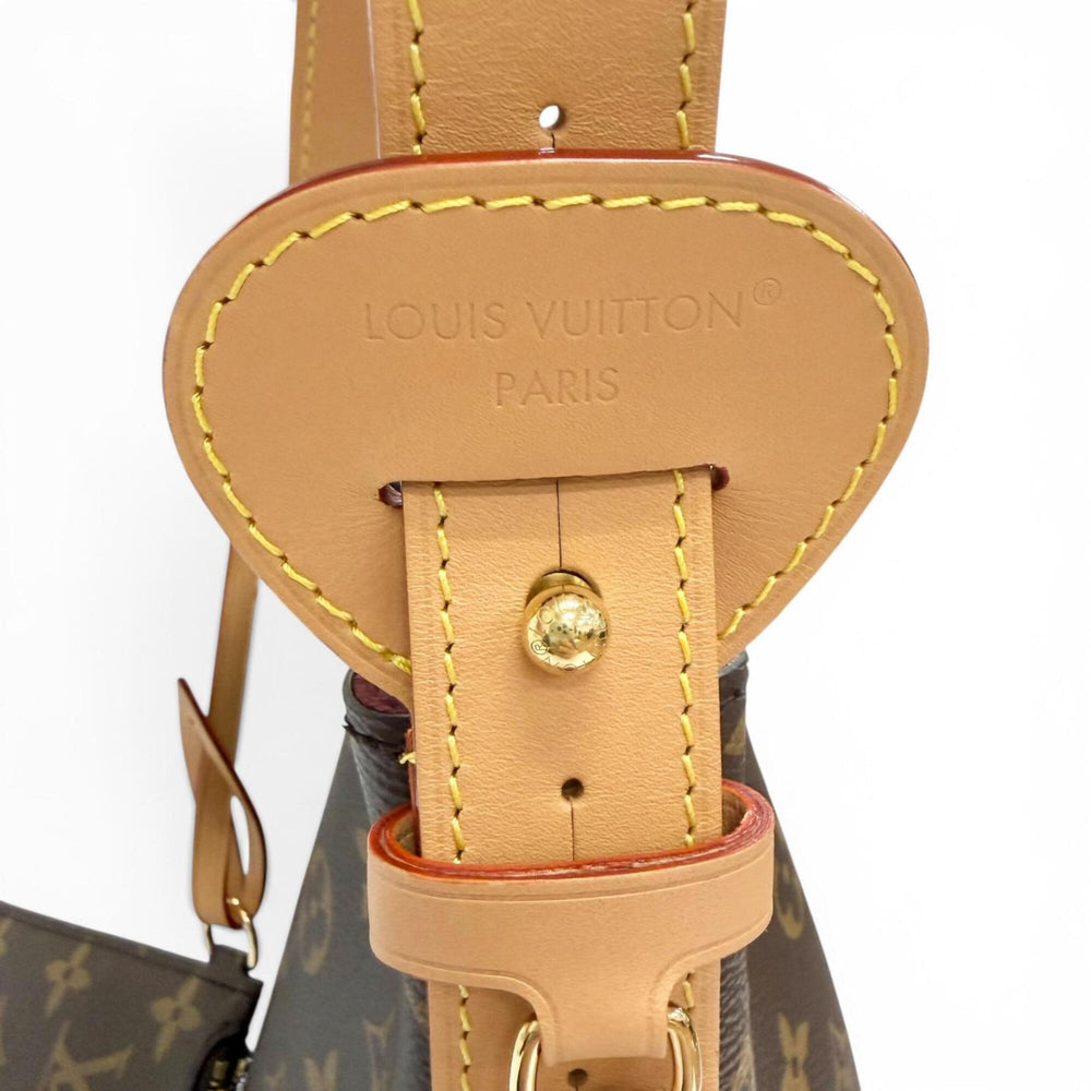 LOUIS VUITTON M12926 All In GM Monogram Canvas with Leather Accents Bucket Bag Shoulder Pouch, Brown, Women's, Dust — Like New