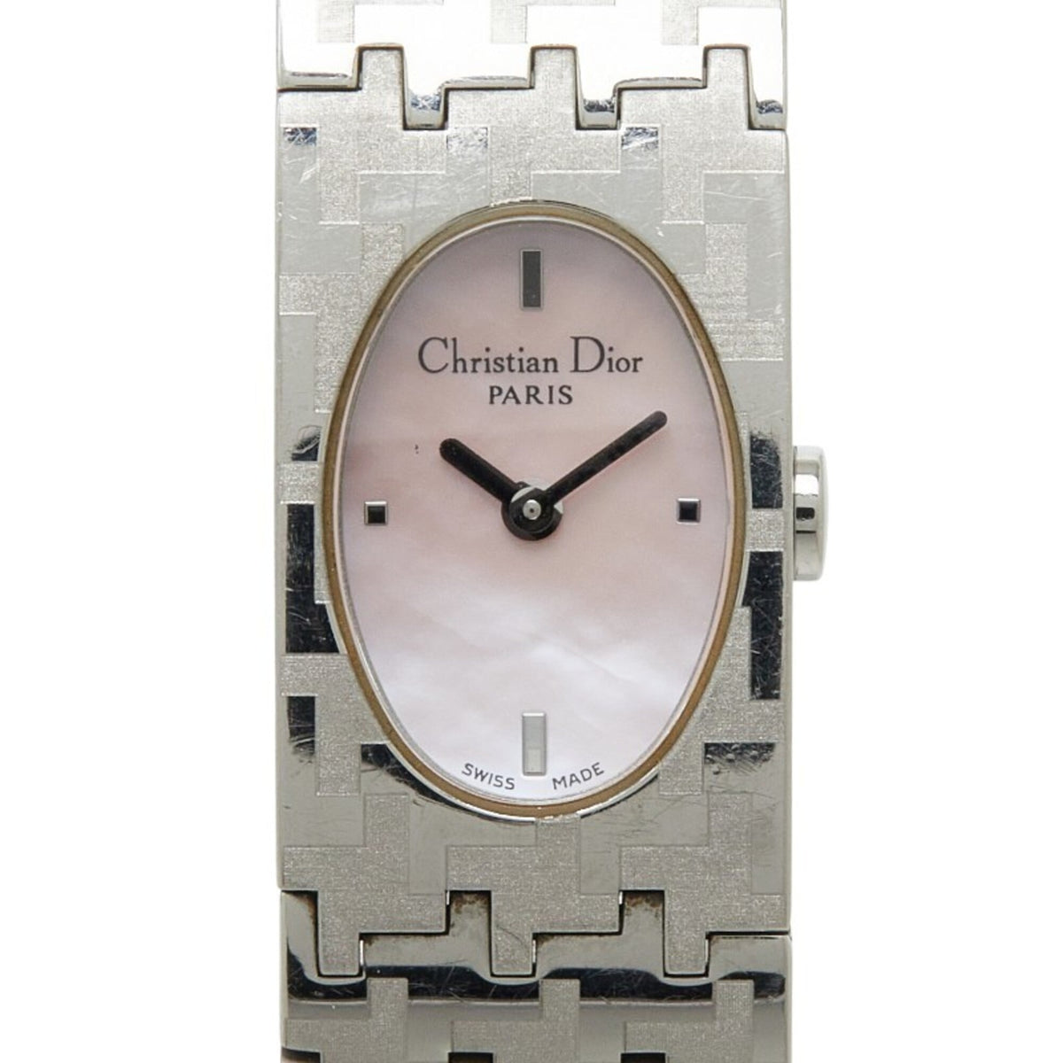 Dior Miss Watch D70-100 Quartz Pink Dial Stainless Steel Mother-of-Pearl Ladies — Good