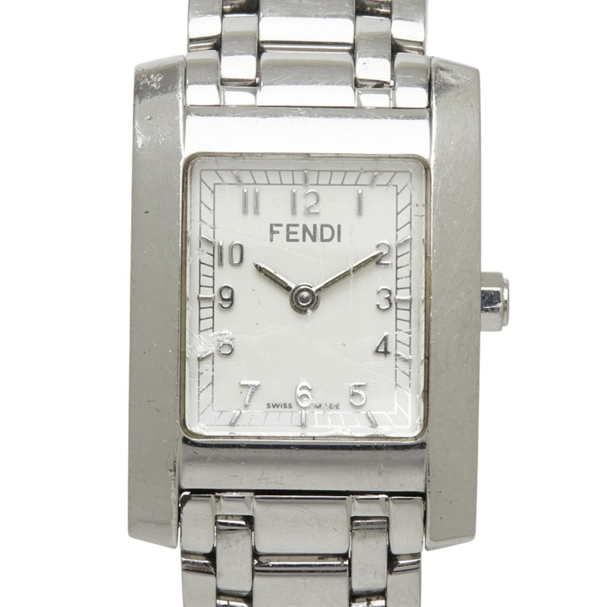 Fendi Orologi Classico 7000L Quartz Watch, White Dial, Stainless Steel, Women's Watch — Good