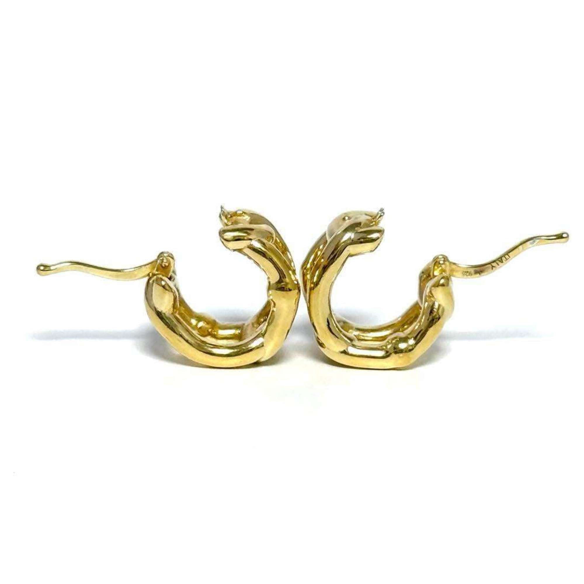 Bottega Veneta Men's Hoop Earrings in Silver 925 — Like New