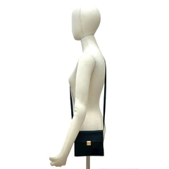 Y HERMES Hermès Click 16 Chevre Leather Shoulder Bag/Pochette Black 30486 — Like New