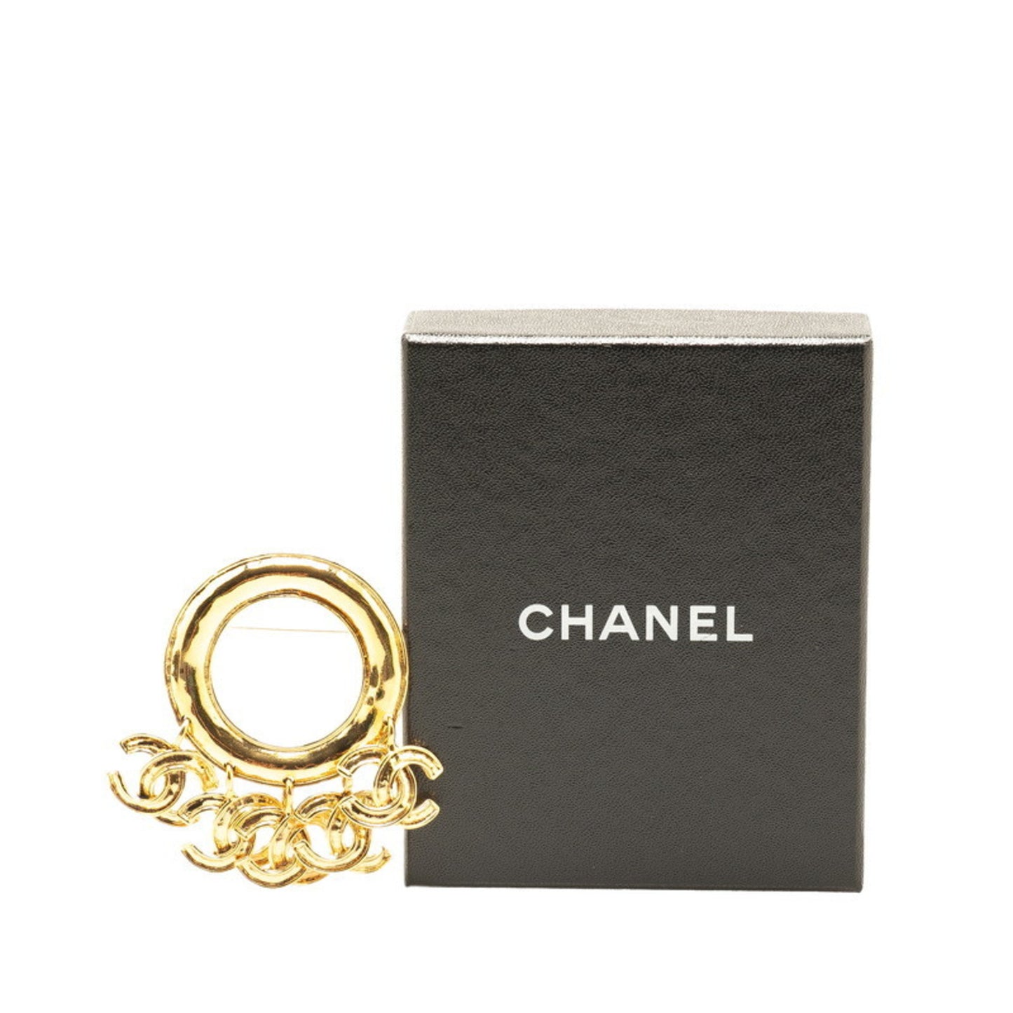 Vintage Chanel Coco Mark Brooch, Gold Plated, Women's, CHANEL