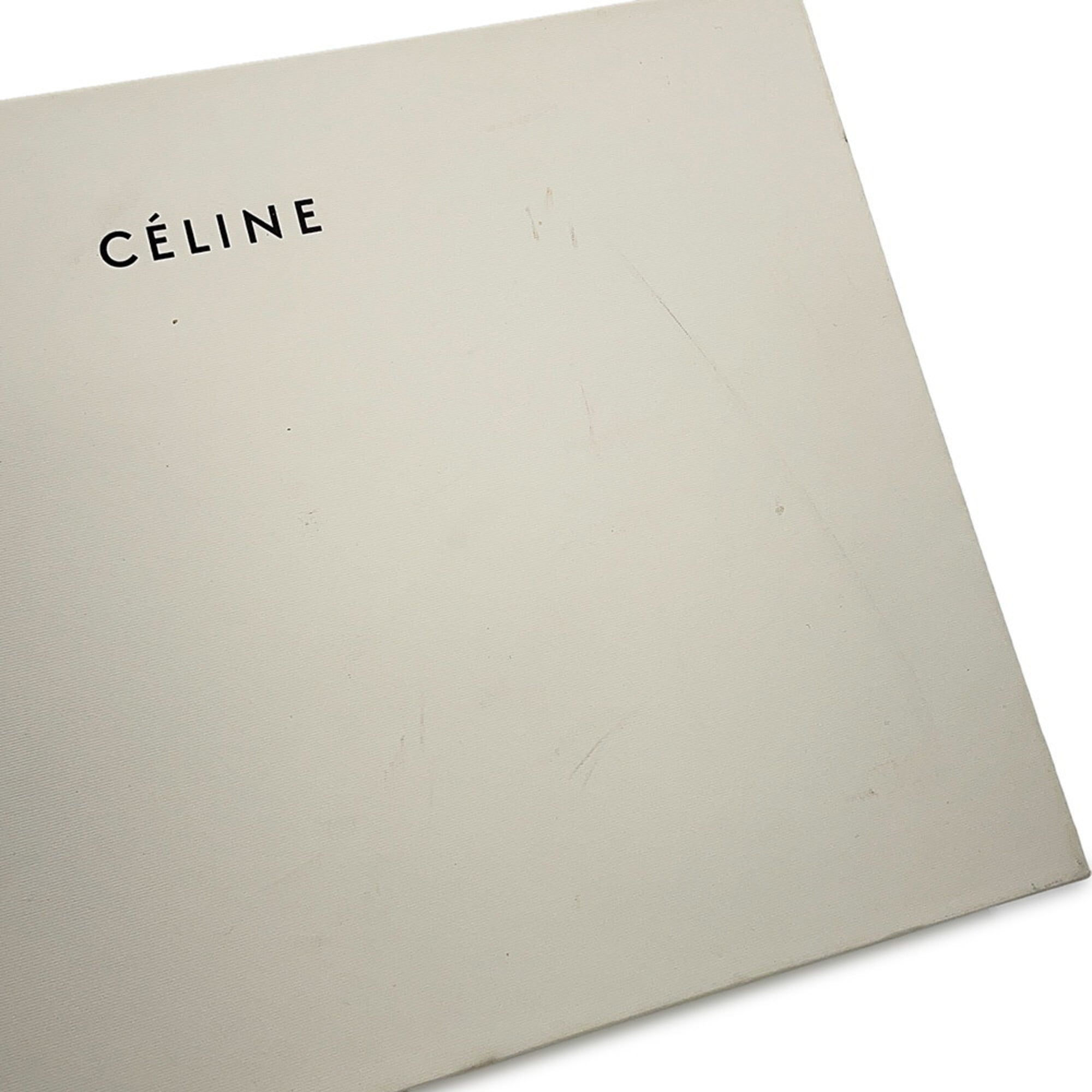 Celine long wallet with large strap, multi-function leather, 104873, bifold, two-tone.