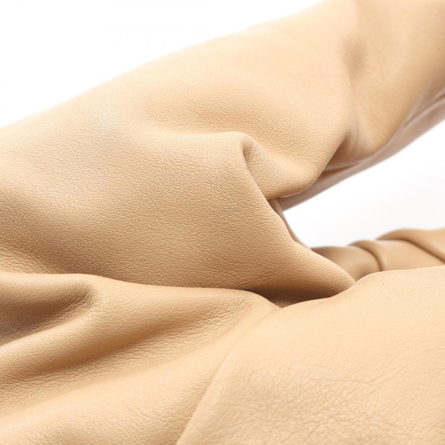 Bottega Veneta The Shoulder Pouch Handbag, Leather, Women's, Beige