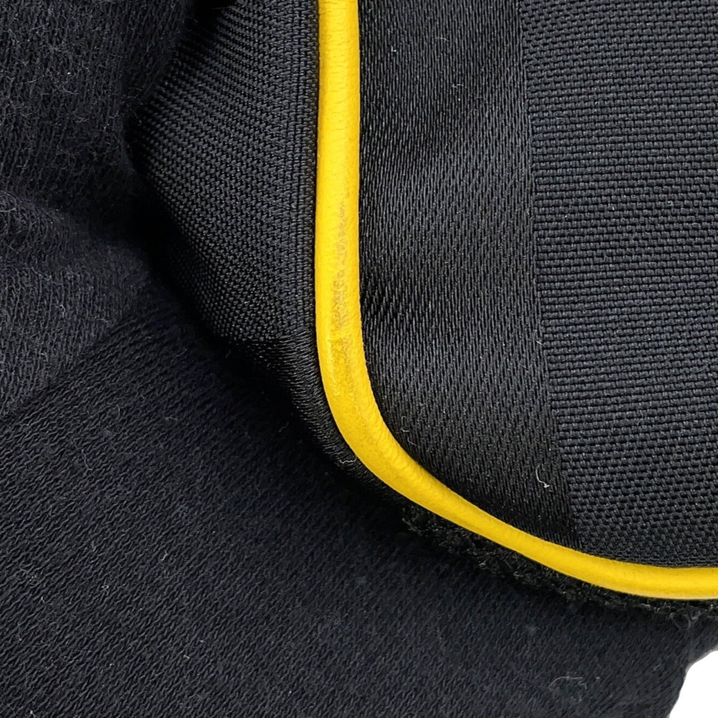 Fendi Strike Pecan Backpack, Large, 7VZ056, Black, 2-way