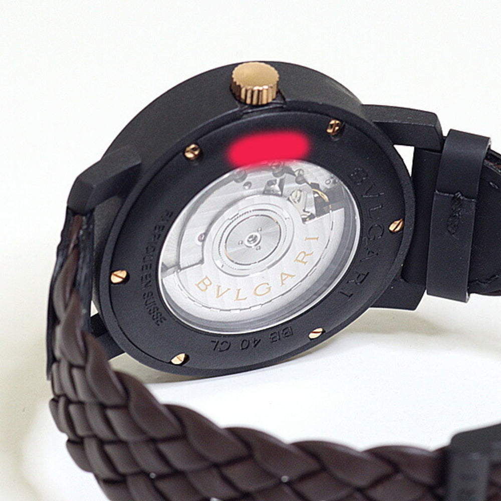 Bulgari BVLGARI Men's Watch BBP40C11CGLD Automatic BB40CL — Very Good