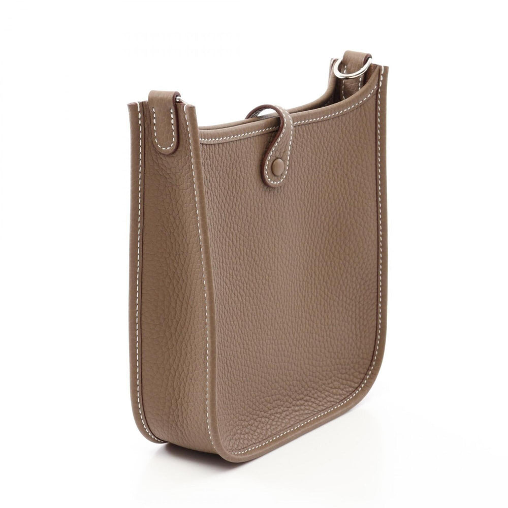 Hermes Evelyne TPM Amazon Etoupe Shoulder Bag/Handbag, Taurillon Clemence Leather, Women's, Beige — New - Store Return
