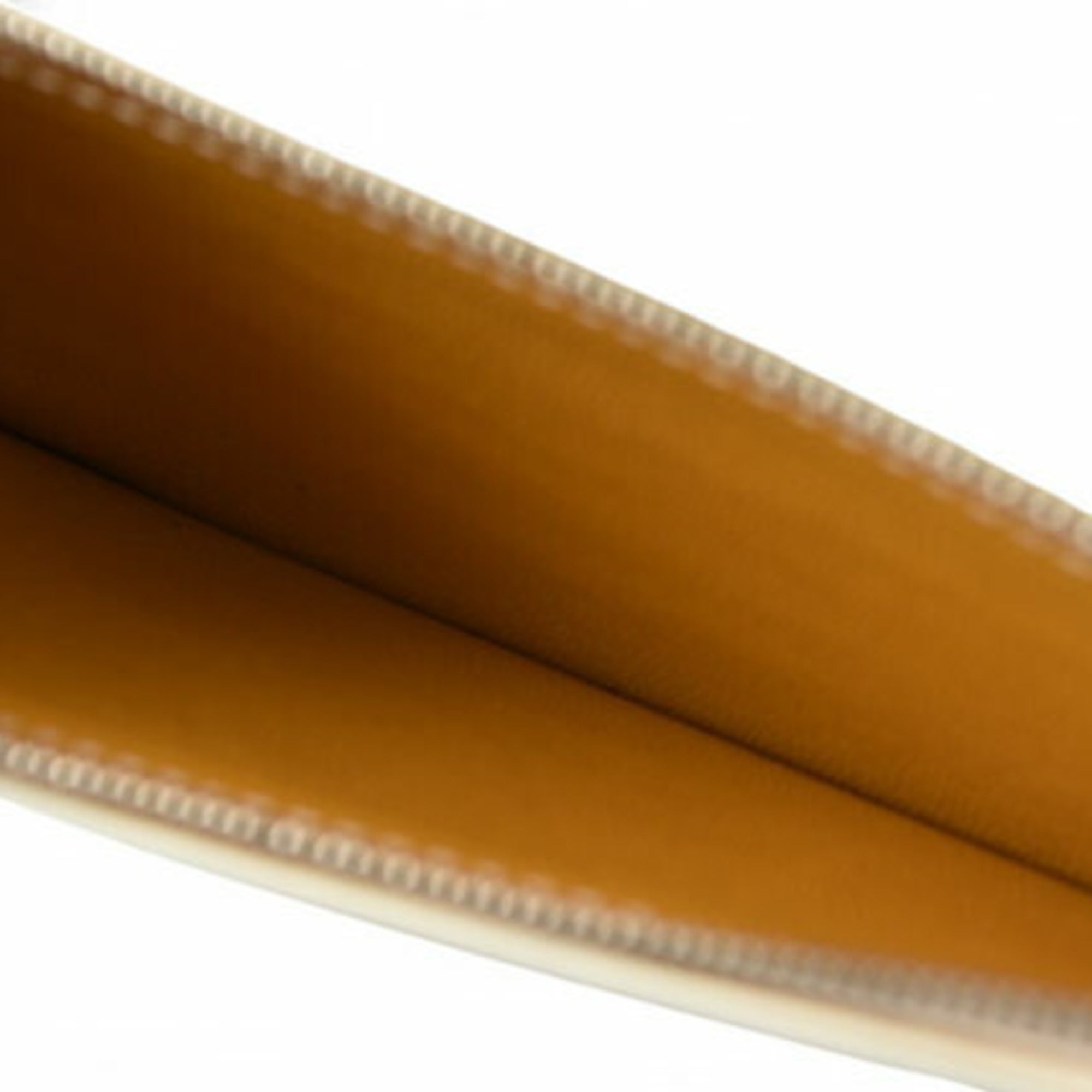 GOYARD Long Wallet RICHELIEU Herringbone White