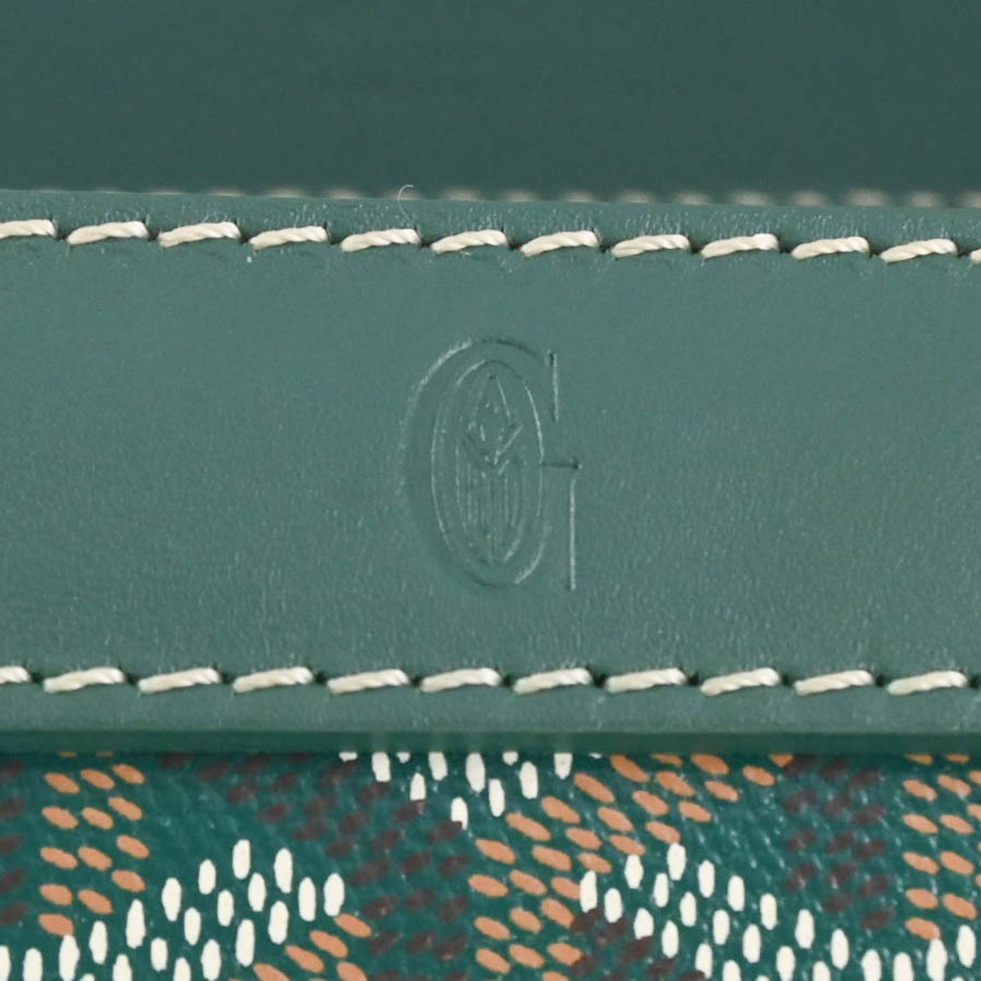 GOYARD Belle Chasse Beyod PM Tote Bag for Men and Women, Green Coated Canvas Leather
