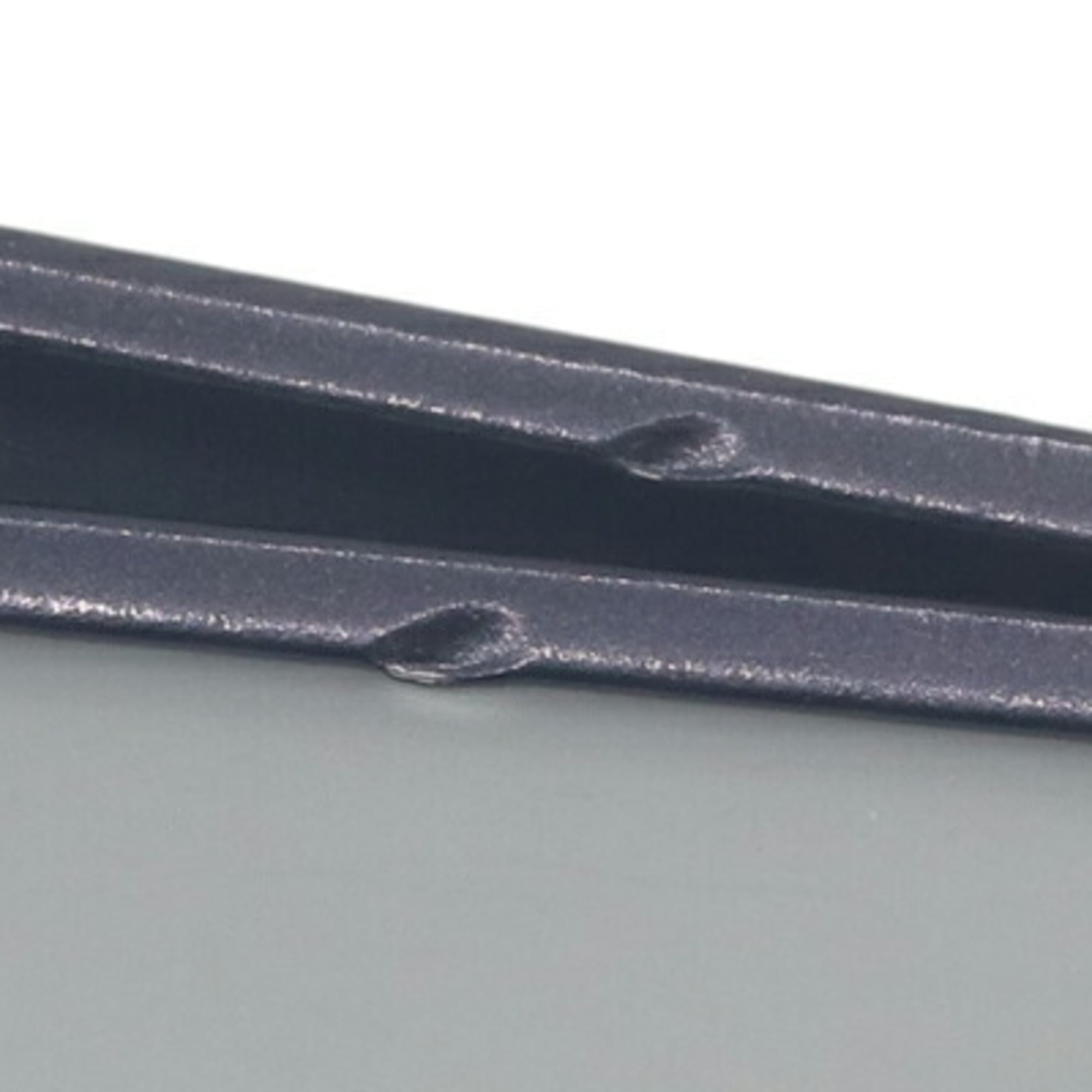 Saint Laurent Money Clip 485362 Black Metal Bill for Men