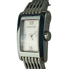 GUCCI G-Metro 8600L Silver Stainless Steel Women's Watch, 2 Hands, Quartz — Good