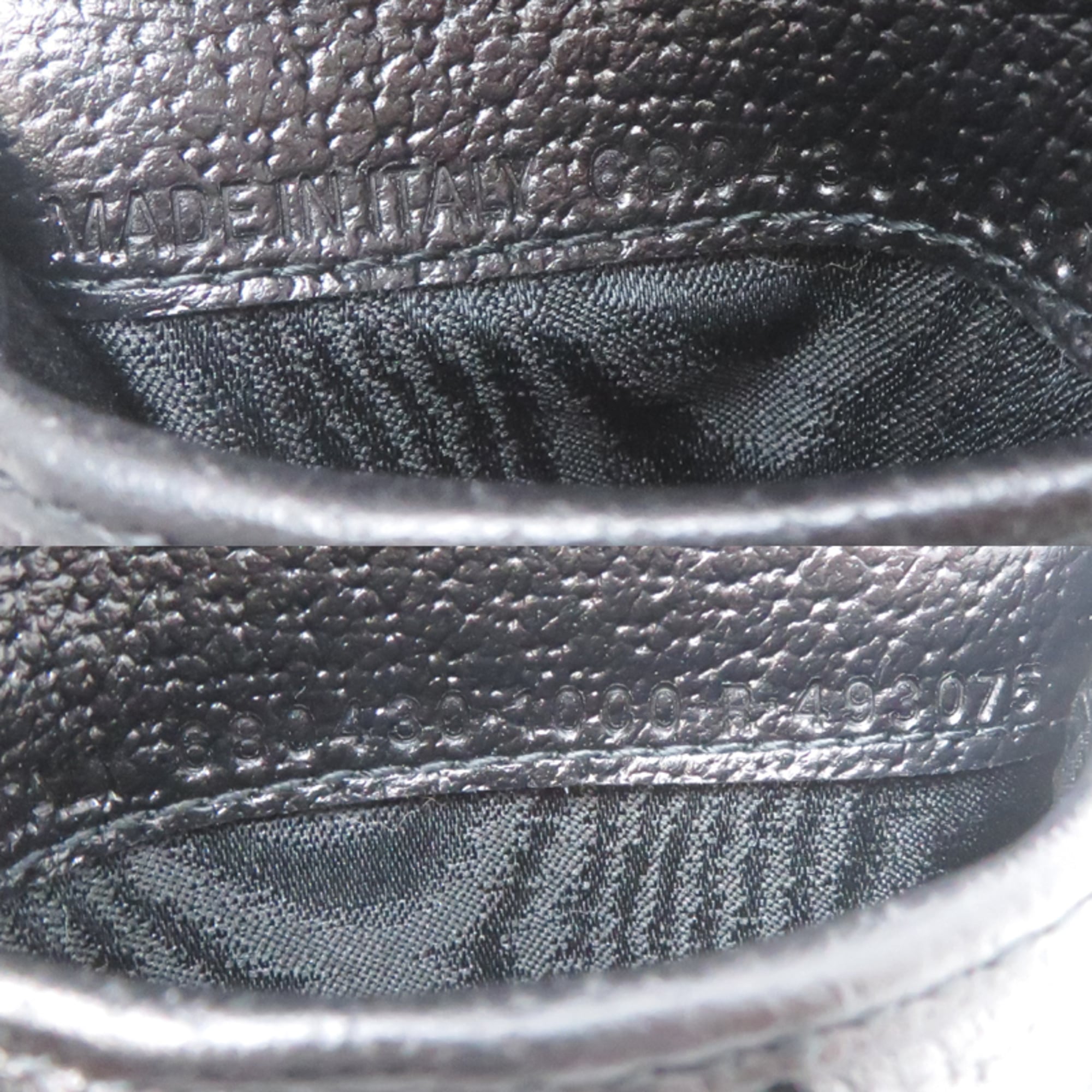 Balenciaga x Gucci The Hacker Project Men's Bifold Wallet 680430 Canvas Black