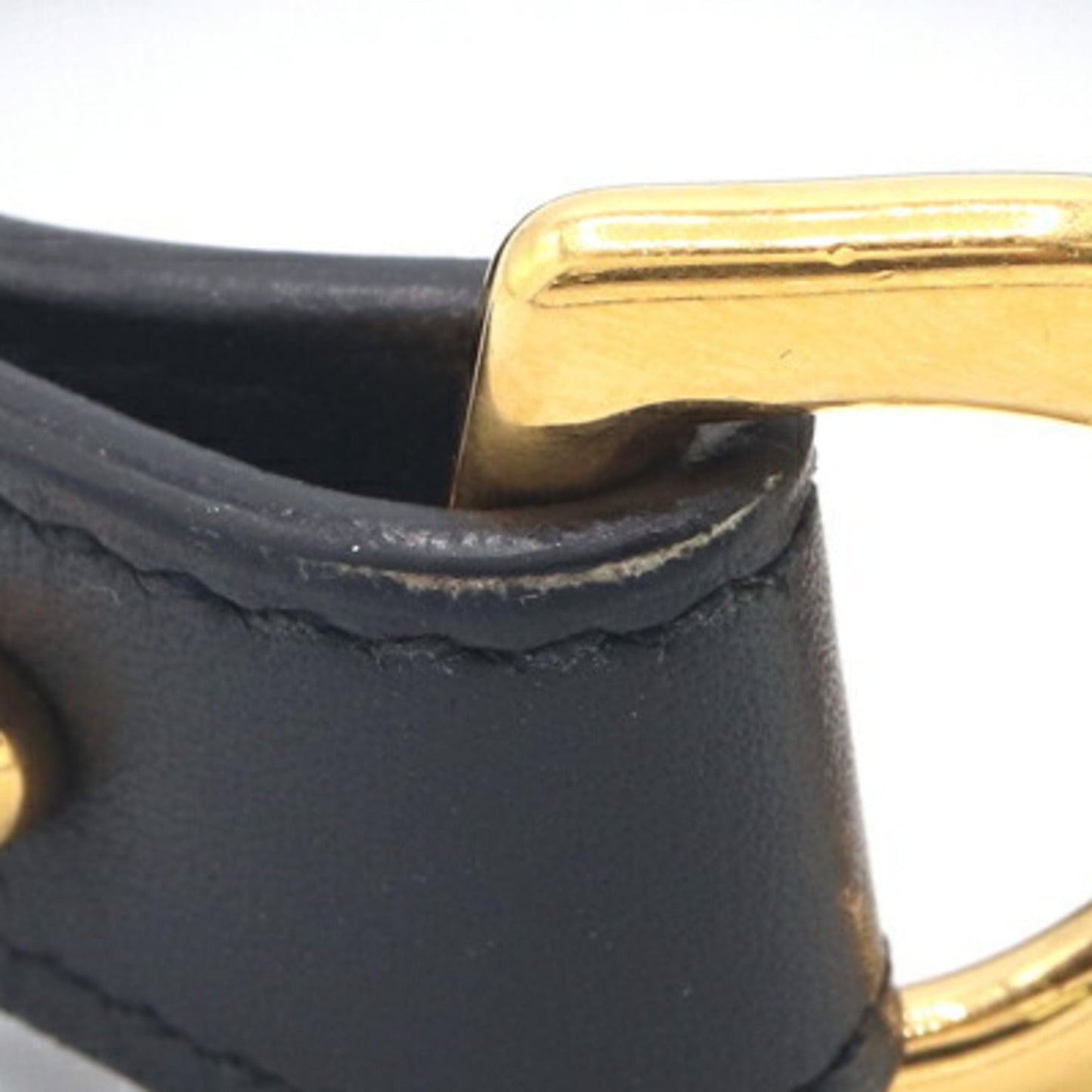 Hermes Pavan Black Bracelet, K Stamp, 2007, Women's Bangle, HERMES