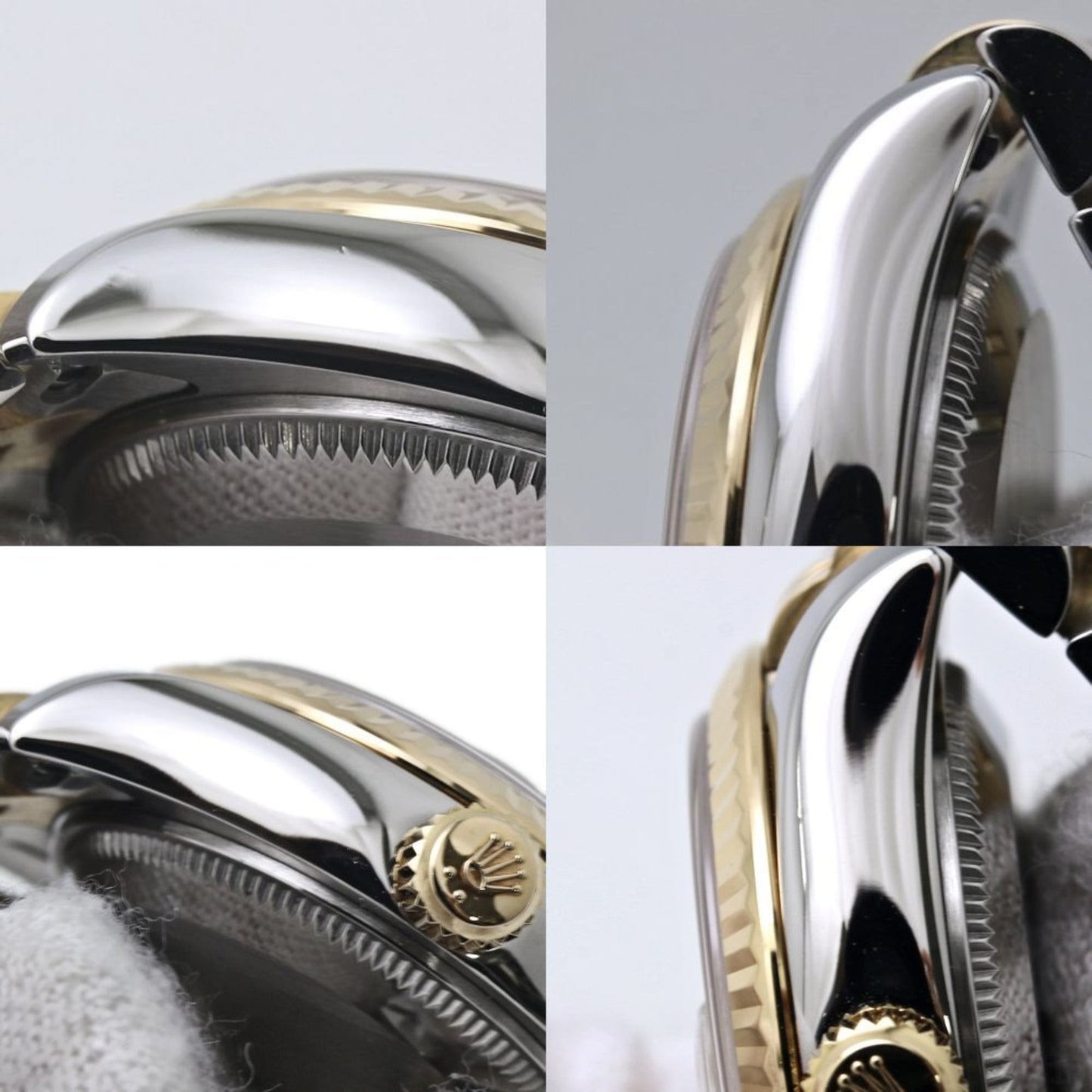 ROLEX Rolex Datejust White Roman numerals, random number 179173, women's watch in 18K yellow gold and stainless steel, 40129