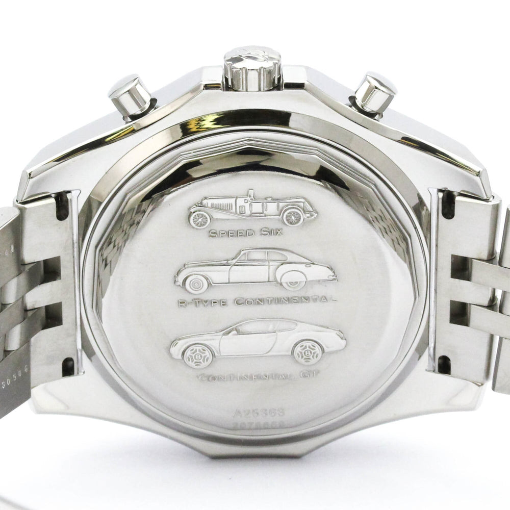 BREITLING Bentley Motors Steel Automatic Mens Watch A25363 Polished — Very Good