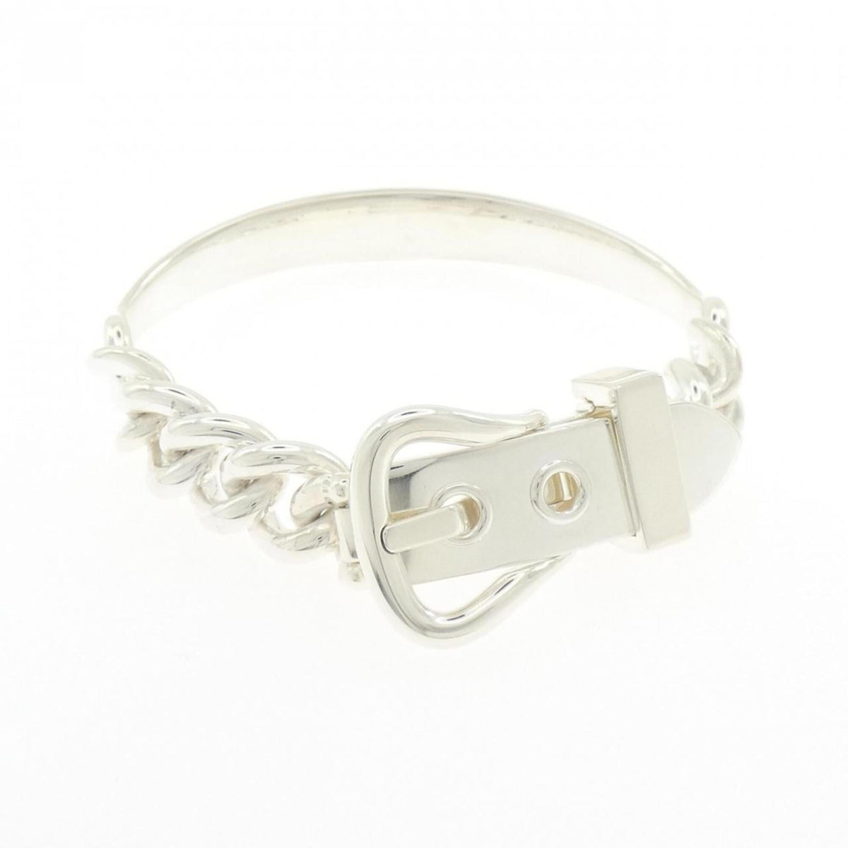Hermes Hermès Boucles Sellier Inflexible GM Bangle — Like New
