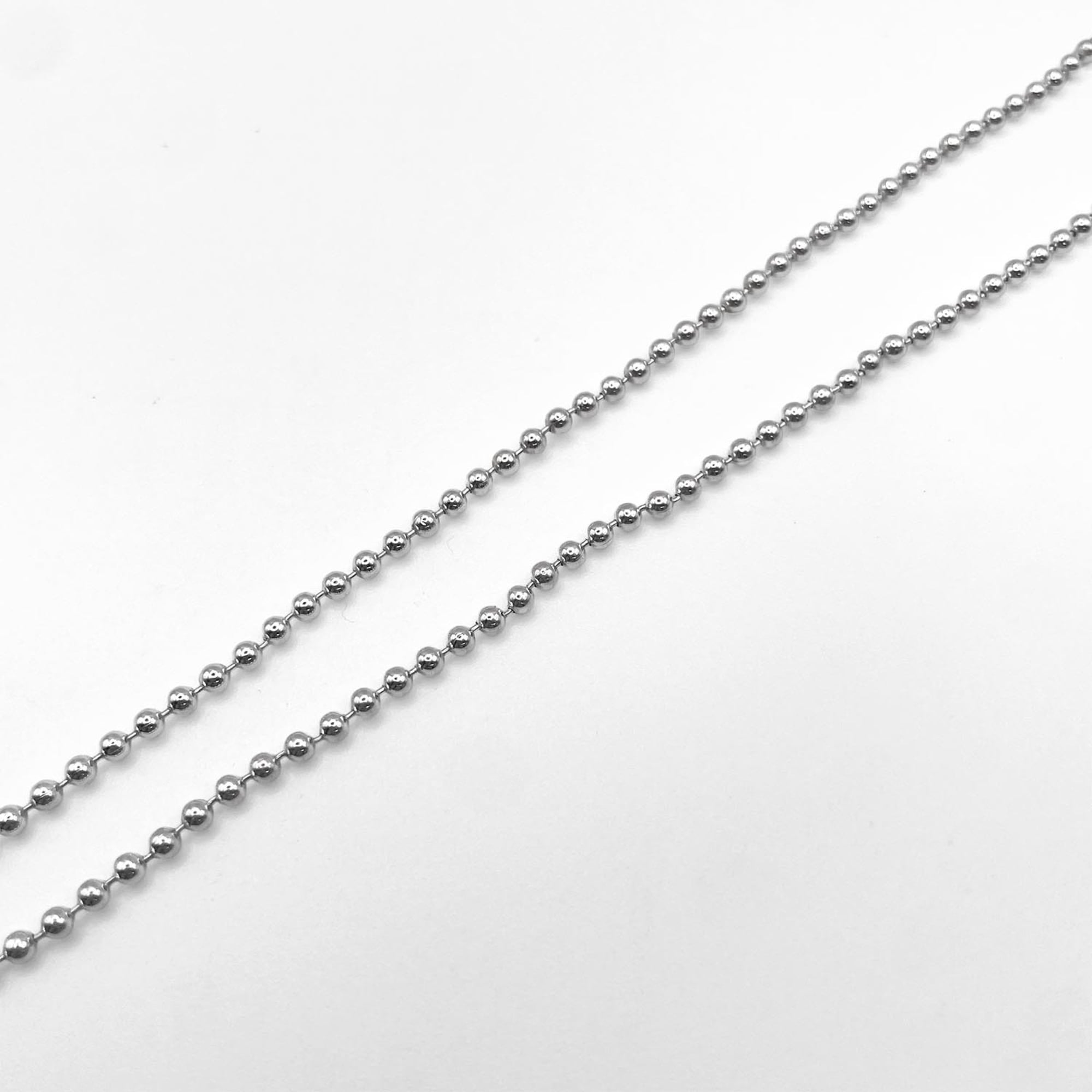 GUCCI Dog Tag Ball Chain Plate Necklace Pendant SV925 Men's Women's — Like New