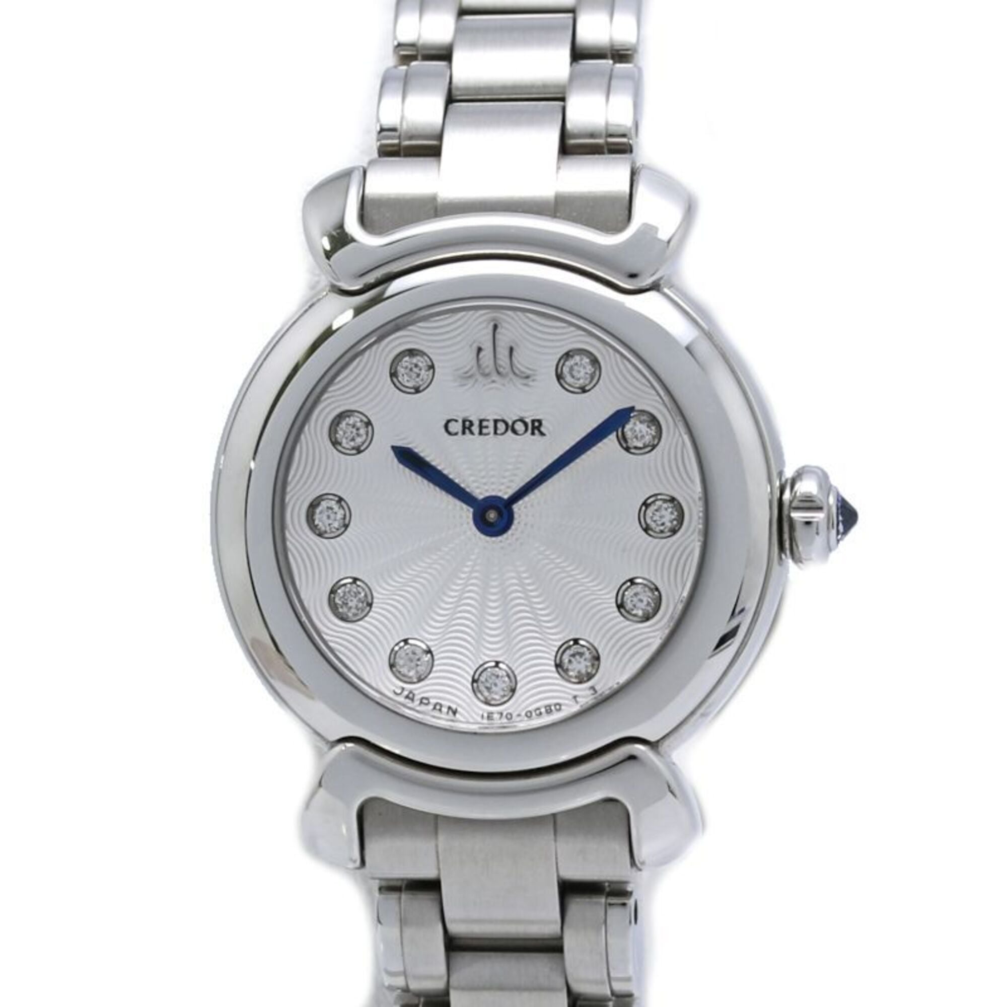 SEIKO Credor Linealux 11P Diamond GSTE803 1E70-0DV0 Women's Watch SS 40524 — Very Good