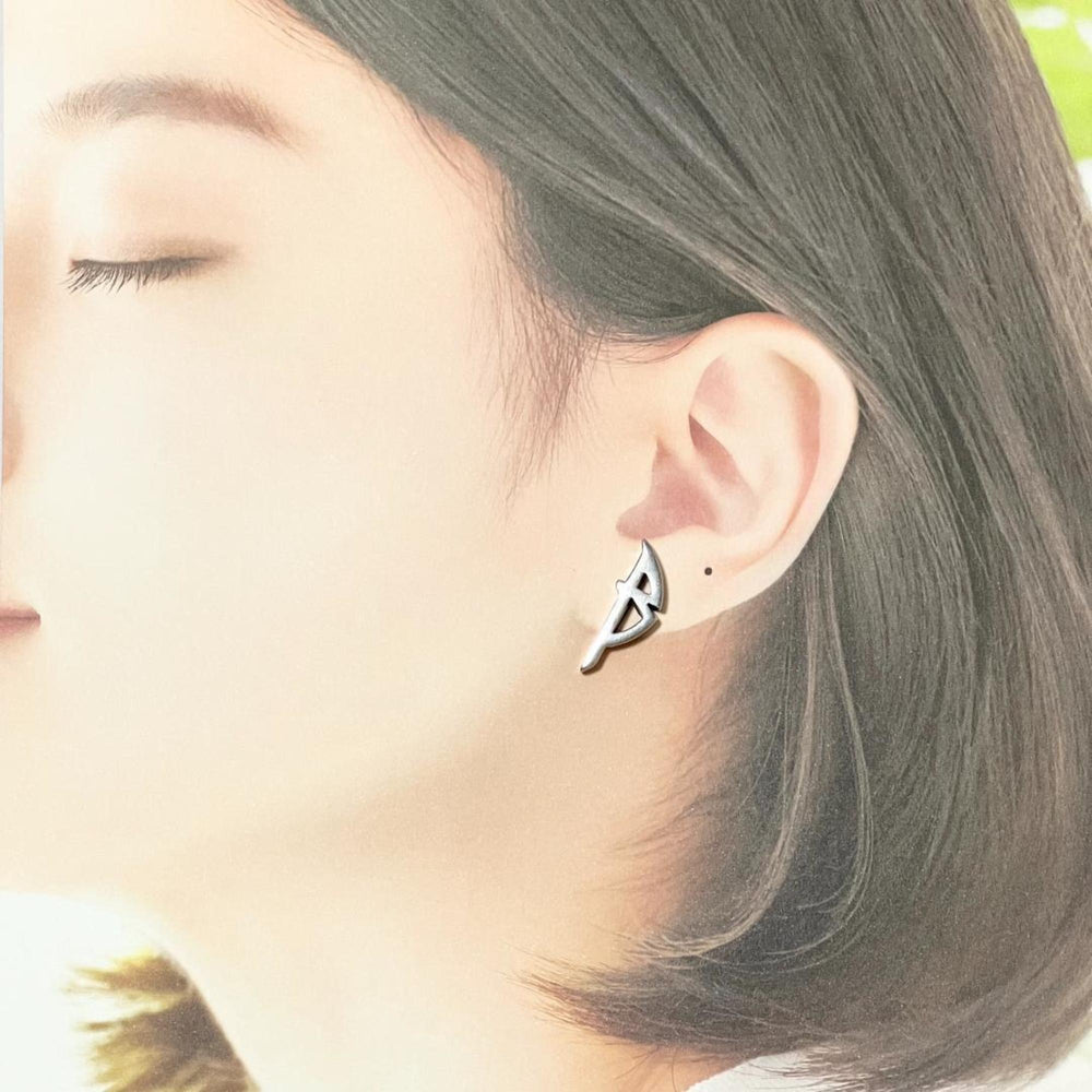 Balenciaga Men's and Women's Typo Metal Earrings — Like New