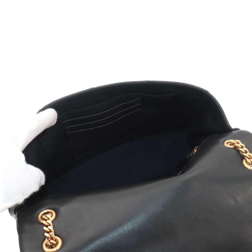 Saint Laurent Jamie Chain Shoulder Handbag, Leather, Black, 515821 — Like New