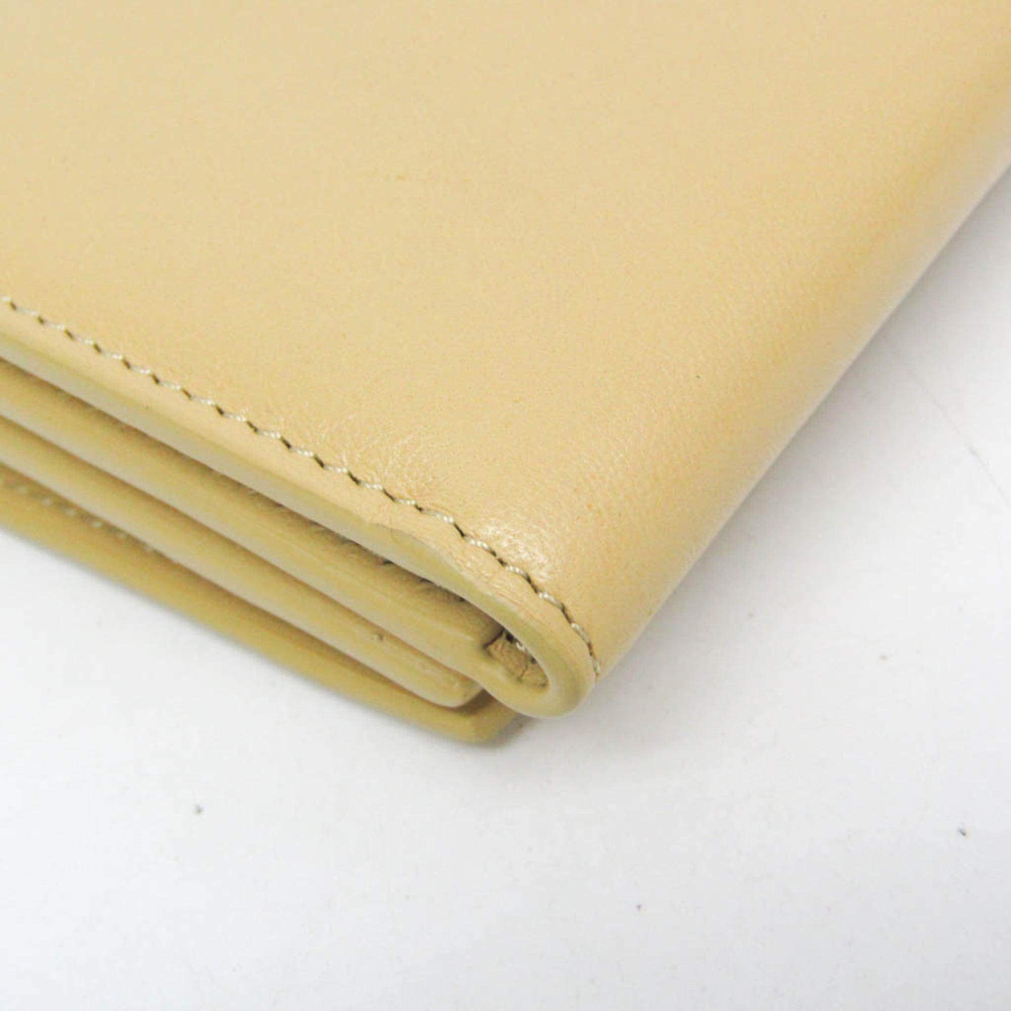 Loewe Anagram Trifold Wallet Women's Leather Wallet (tri-fold) Mustard