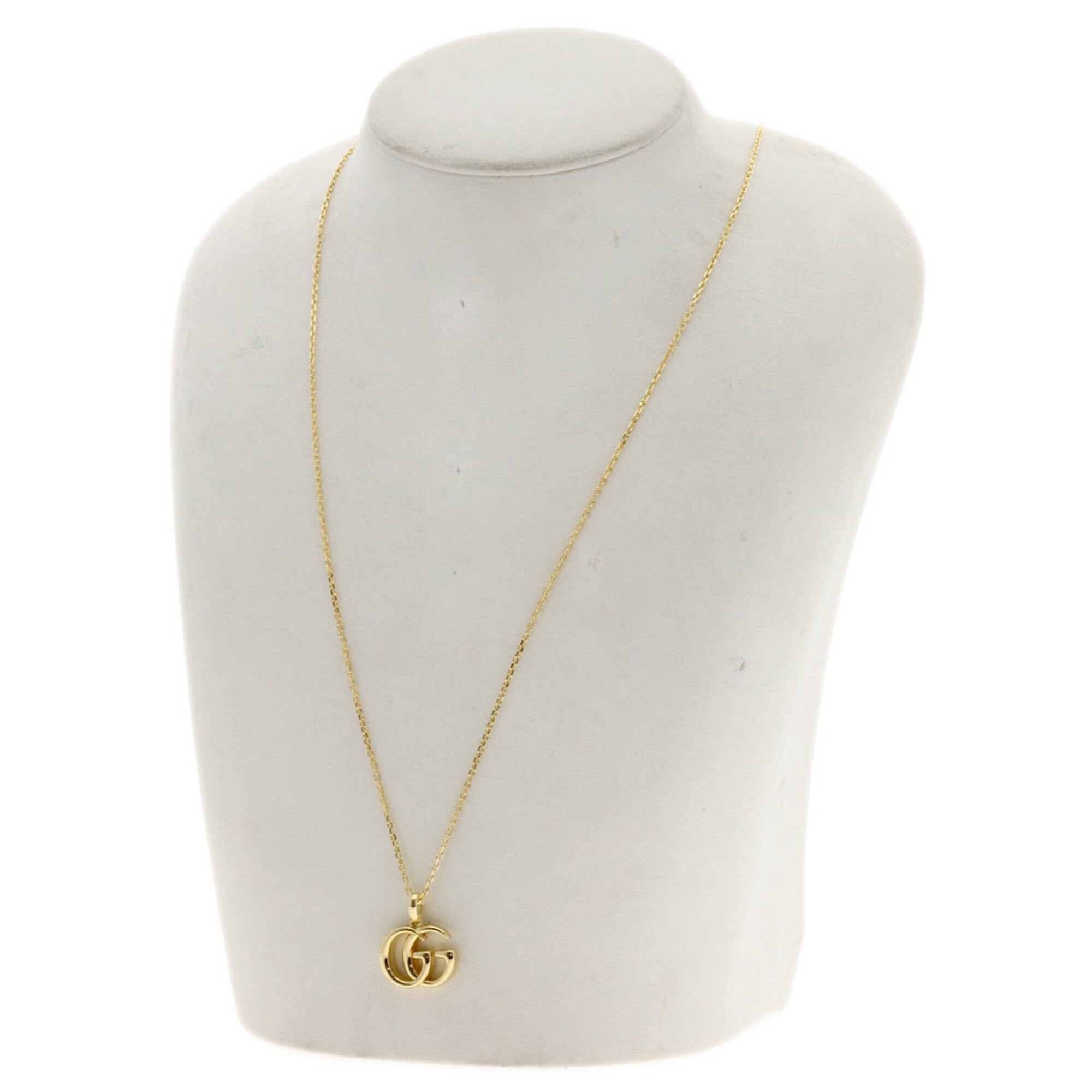 Gucci GG Running Long Necklace, 18K Yellow Gold, Women's — Like New