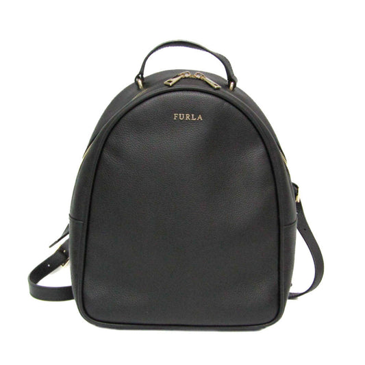 Furla 8050560608057 Women's Leather Backpack Black