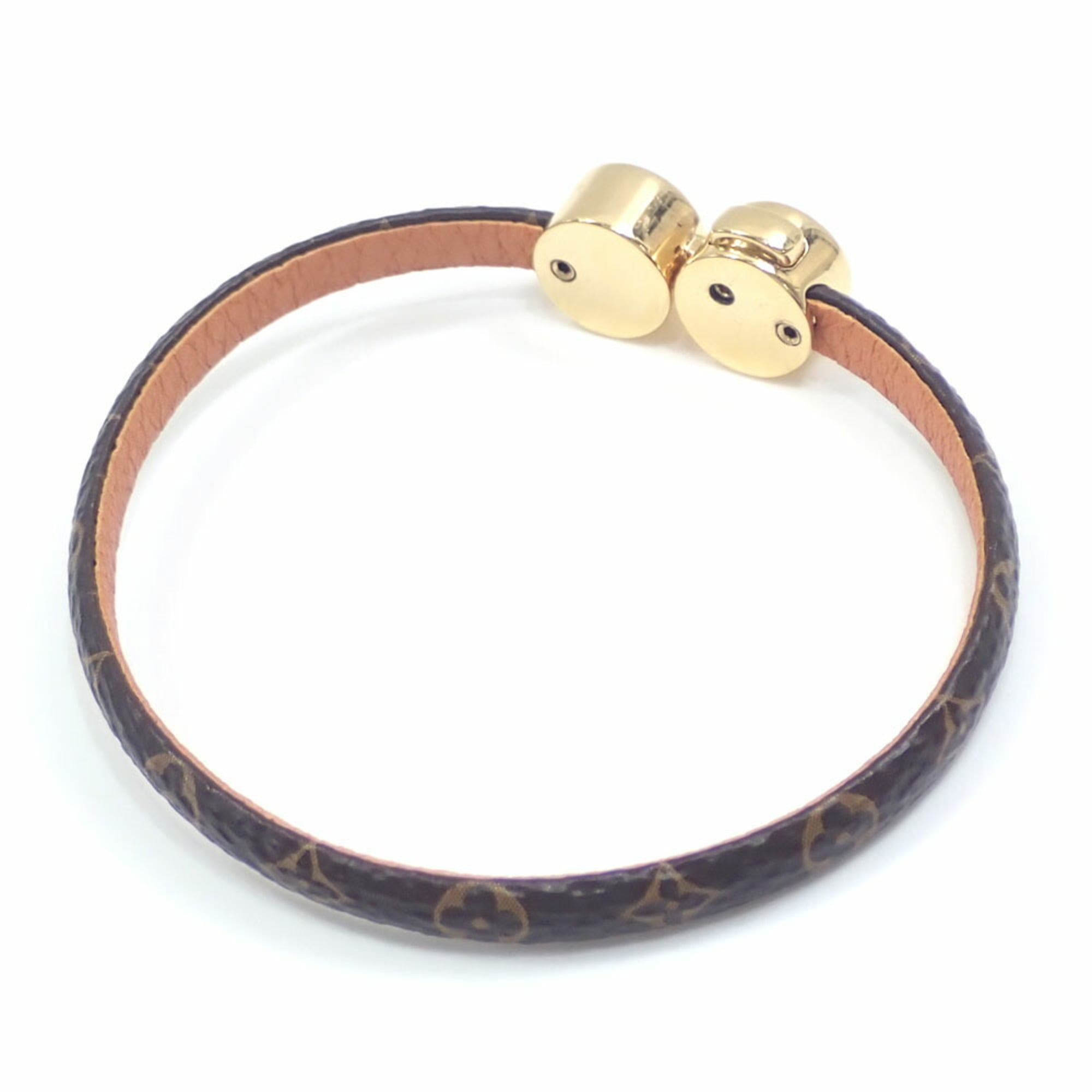 Louis Vuitton Historic Mini Bracelet for Women in Monogram Canvas and Leather (M6407)