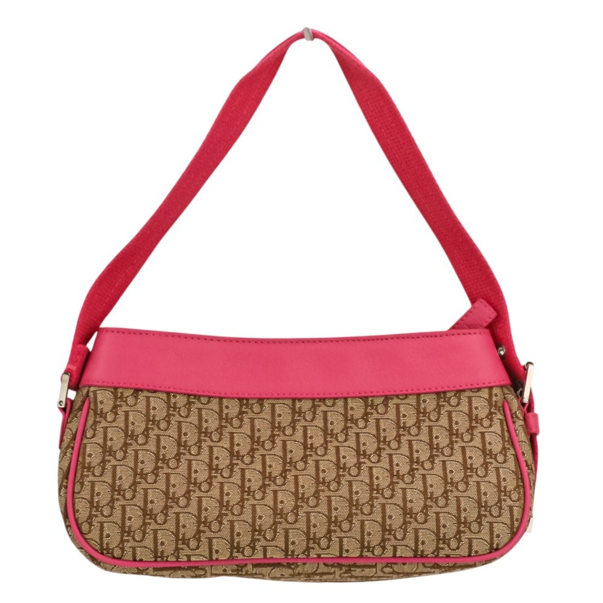 Christian Dior Trotter Street Chic Handbag, Beige Pink, Women's — Like New