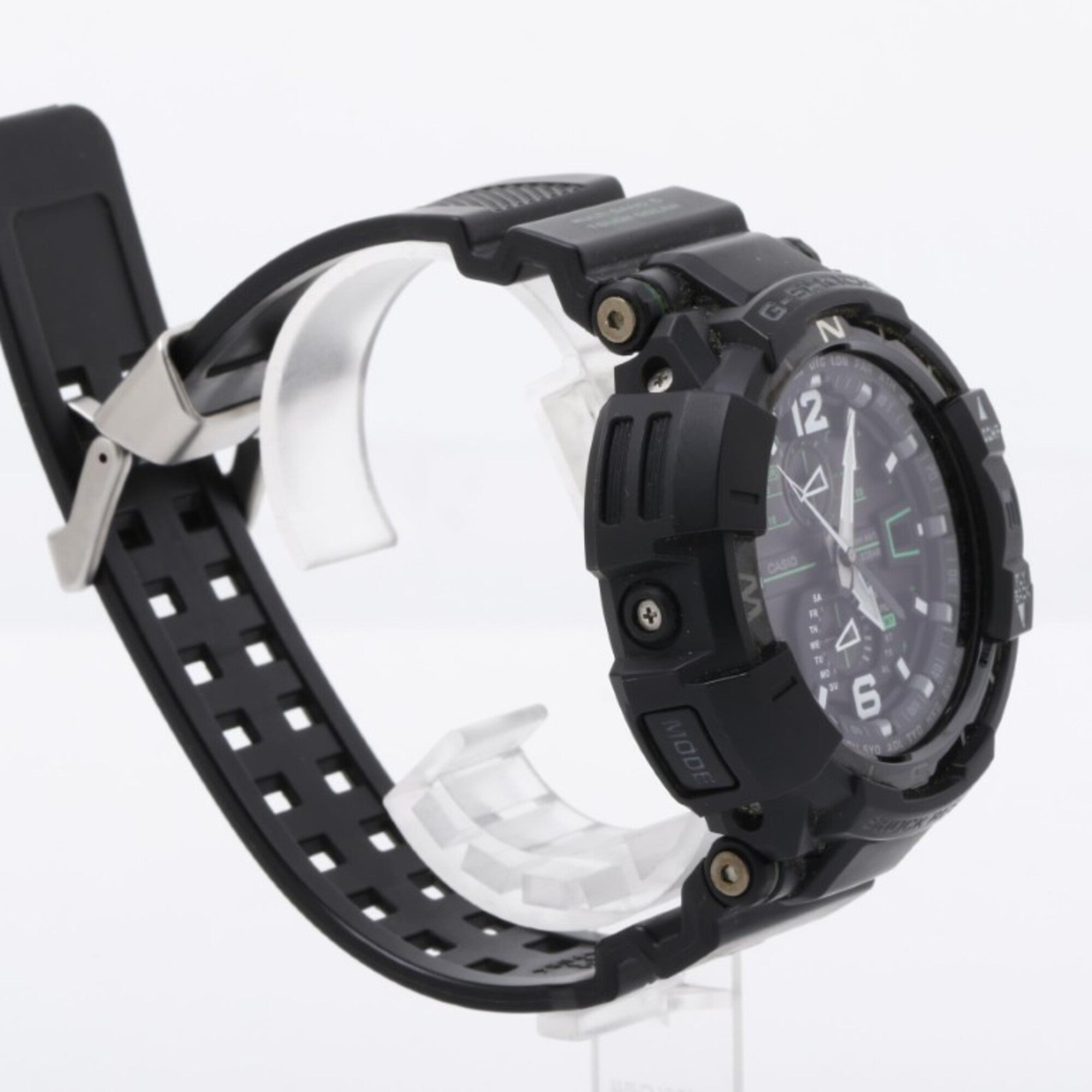 CASIO G-SHOCK MASTER OF G - AIR GRAVITYMASTER GW-A1100-1A3JF Black Resin Men's Analog Watch — Very Good