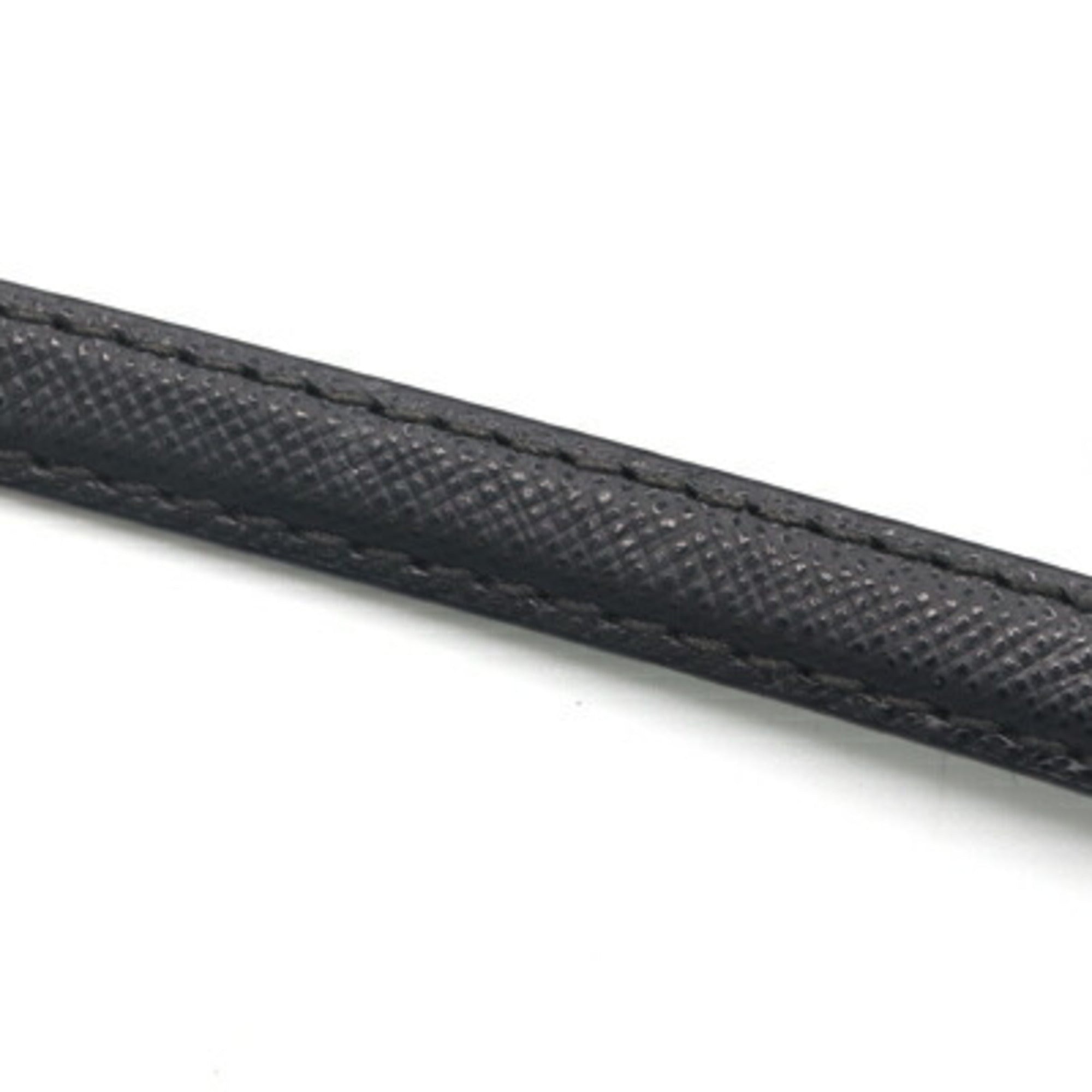 Prada bracelet black leather bangle for men and women