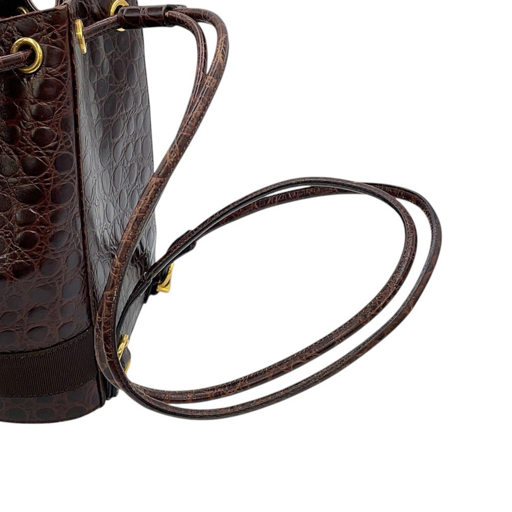 Salvatore Ferragamo Vara Leather Backpack, Handbag — Like New