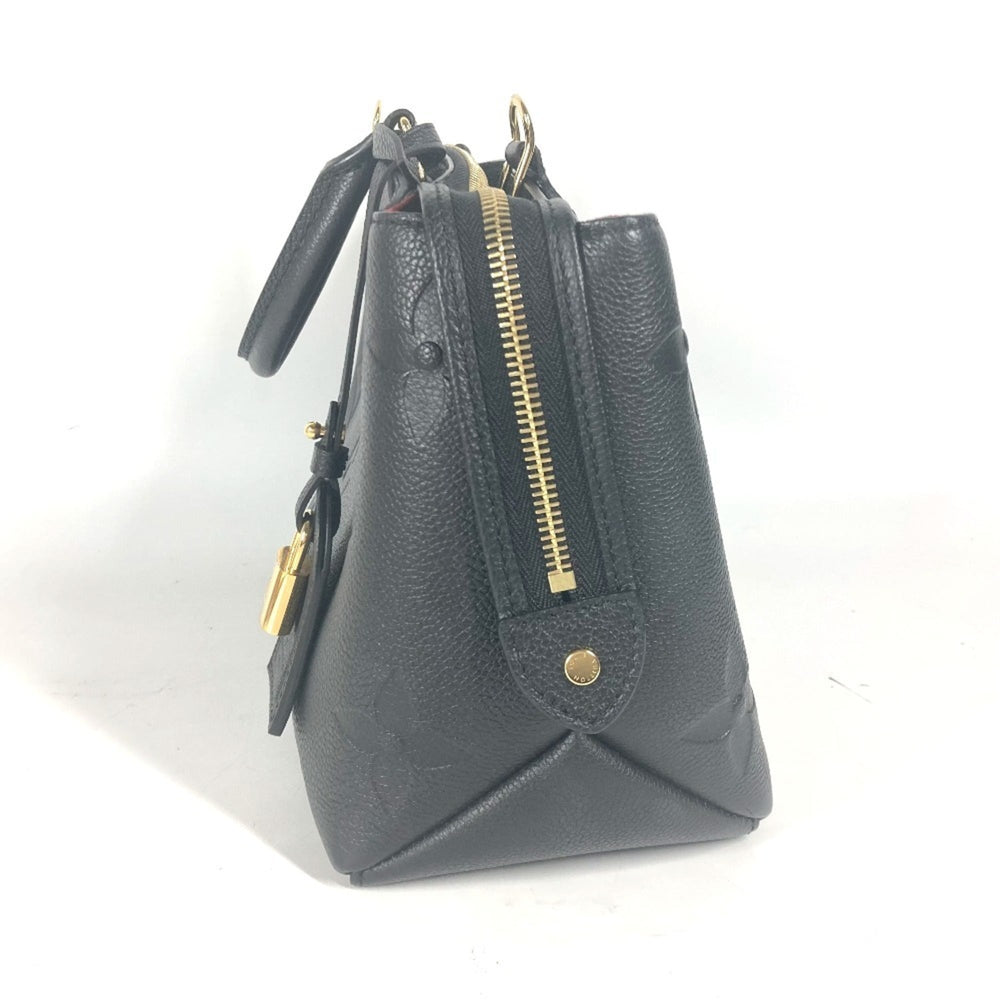 LOUIS VUITTON M58916 Monogram Empreinte Petit Palais PM Tote Bag Handbag Leather Women's Noir Black OT-241018-14 — Like New