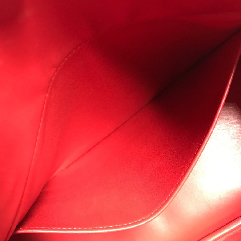 HERMES Bolide 35 2-Way Shoulder Bag, Tote Handbag, Taurillon Clemence Leather, Women's, Rouge Red