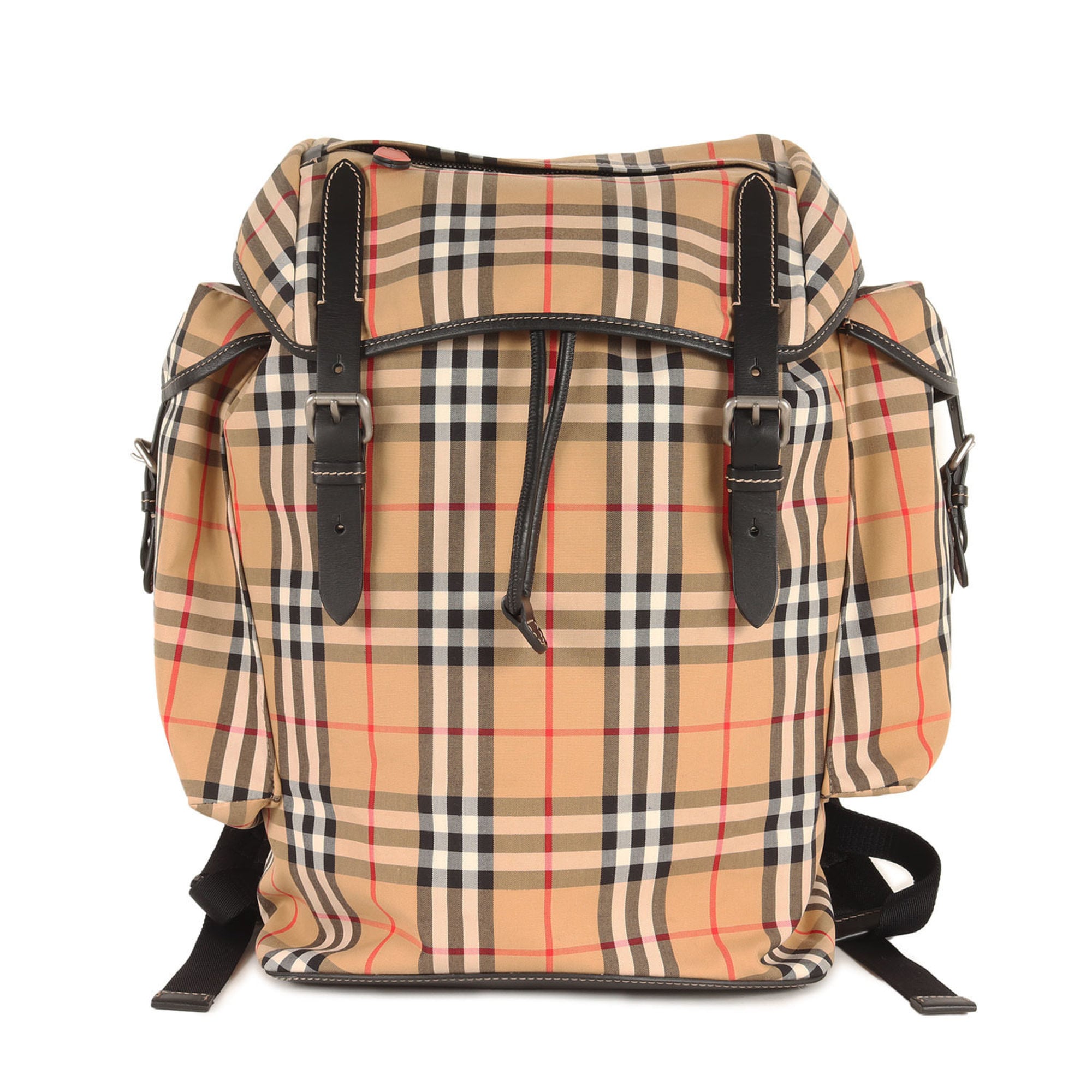 BURBERRY Nova Check Nylon Flap Backpack (RANGER RUCKSACK 4077522) Beige Men's K4688