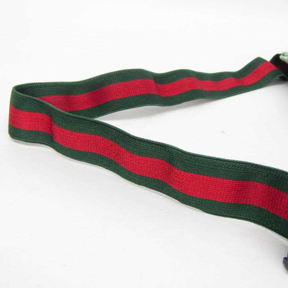 Gucci Interlocking G Childrens Belt Bag 502095 Boys,Girls Canvas Fanny Pack Green — Like New
