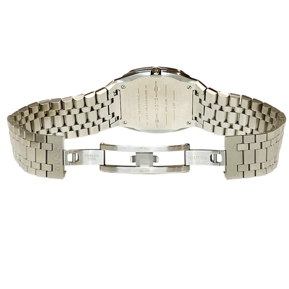 Gucci 25H Watch, Total Weight 57g, Stainless Steel, Quartz Movement, Silver Dial, YA163401 — Good