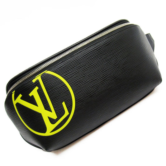 Louis Vuitton LOUIS VUITTON Body Bag Waist LV Circle Bum Epi Leather Noir Men's M55131 t19338g